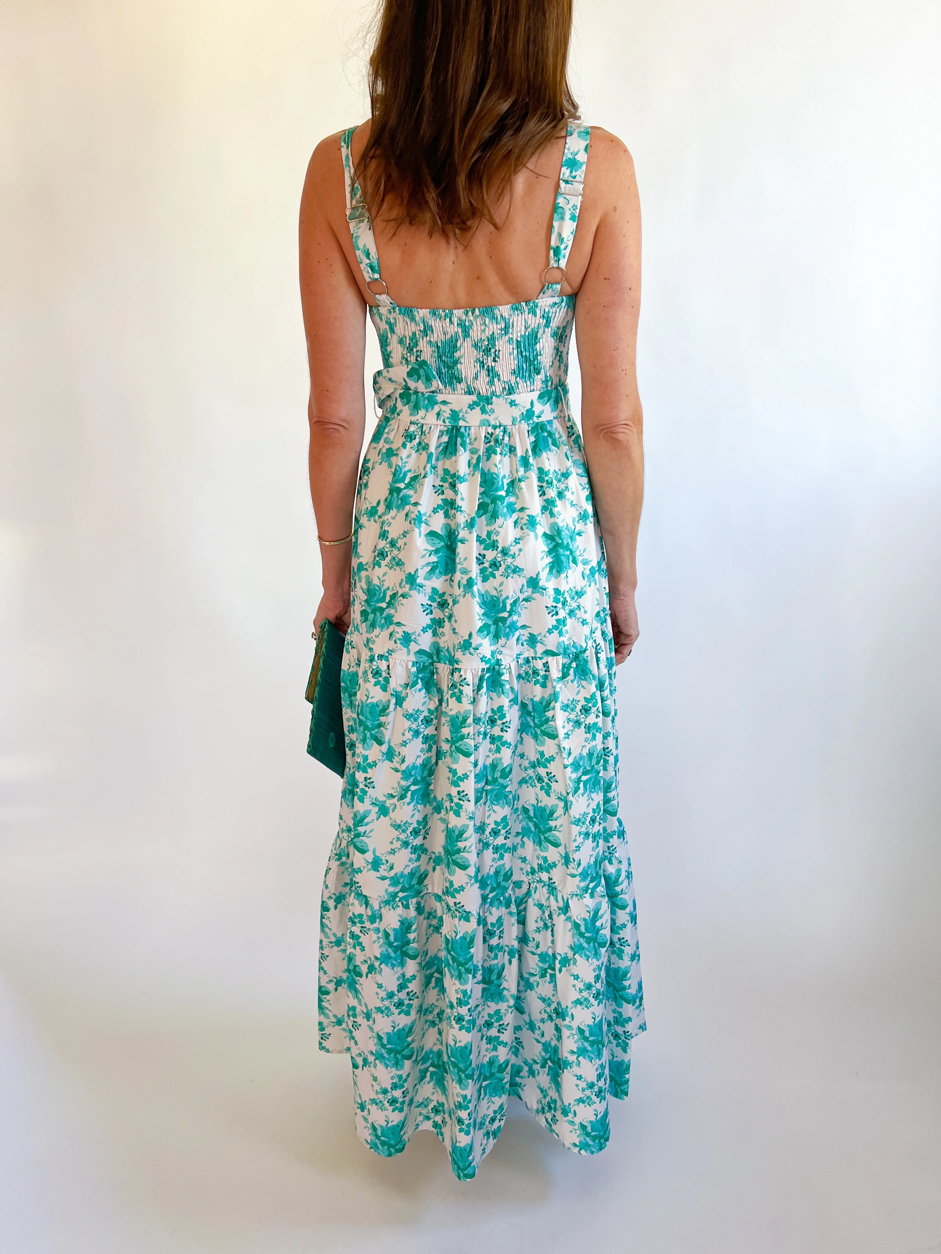 Jade Printed Woven Maxi Dress - Image 3