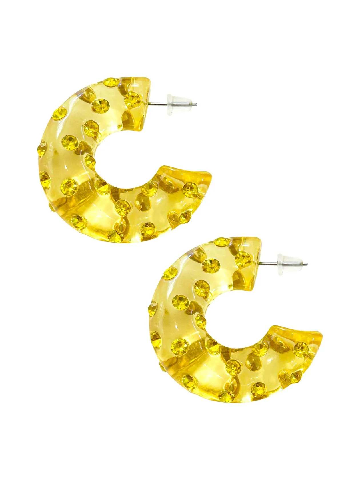 Aiden Gem Hoop Earrings