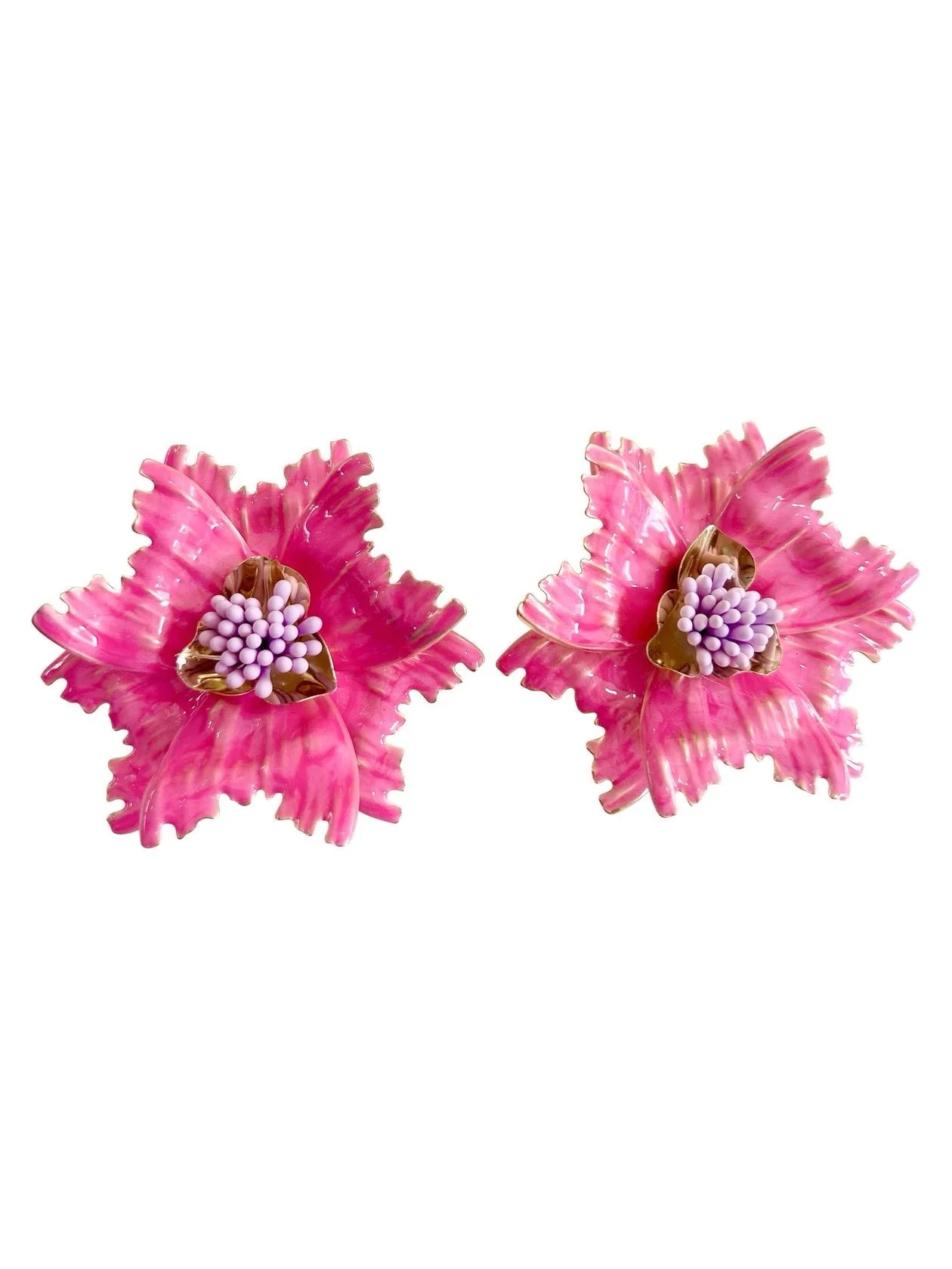 Arin Flower Earrings - Image 3