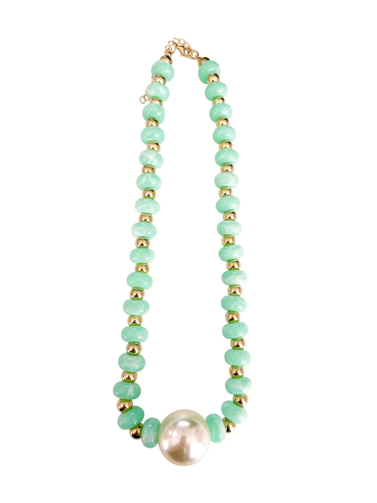 Aylani Beaded Pearl Necklace - Image 2