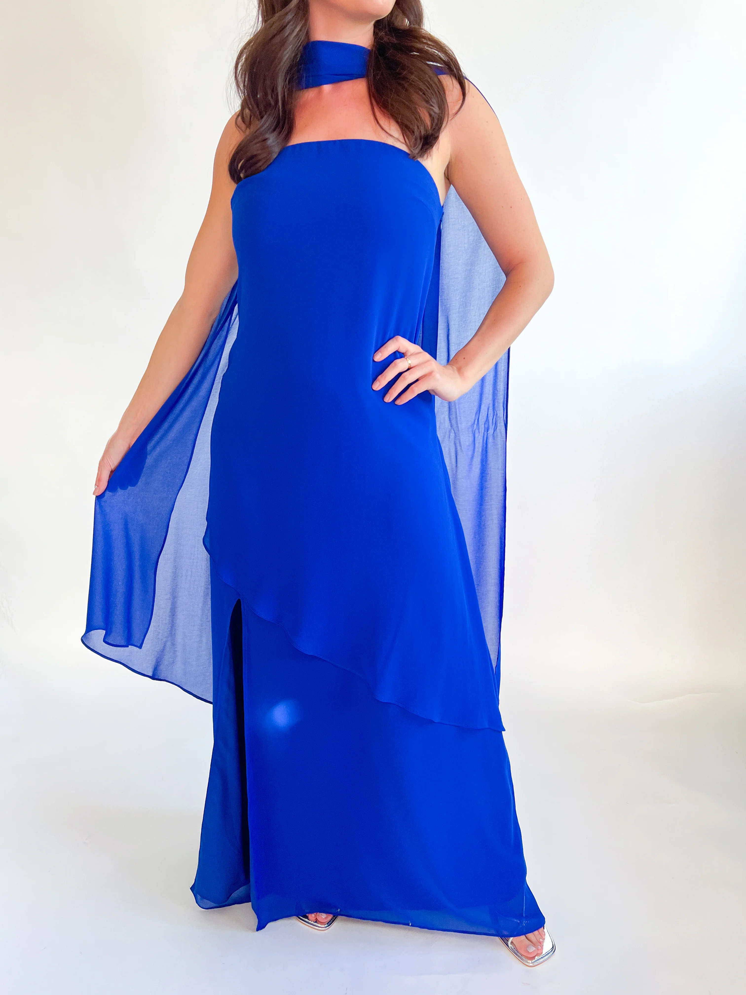 Azure Coast Scarf Dress - Image 2