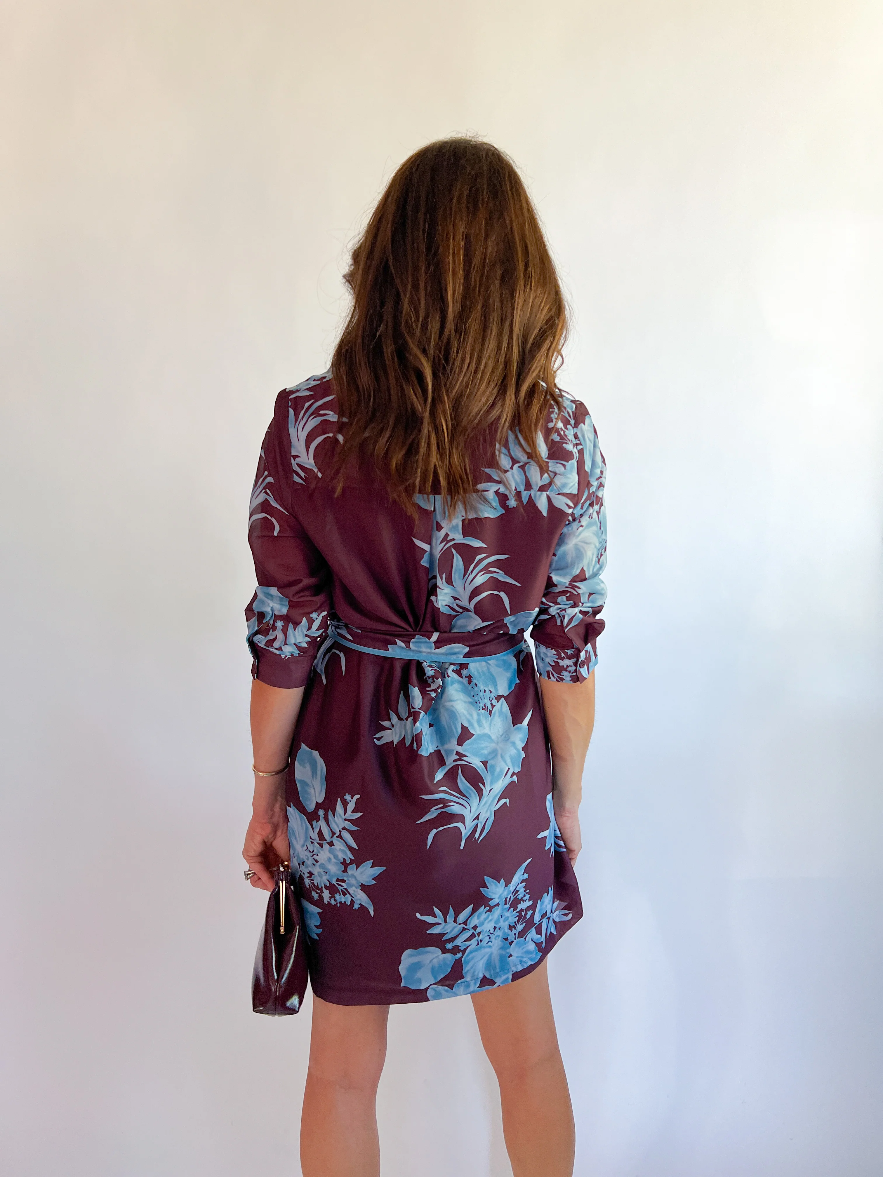 Melody Band Collar Mini Dress - Image 3