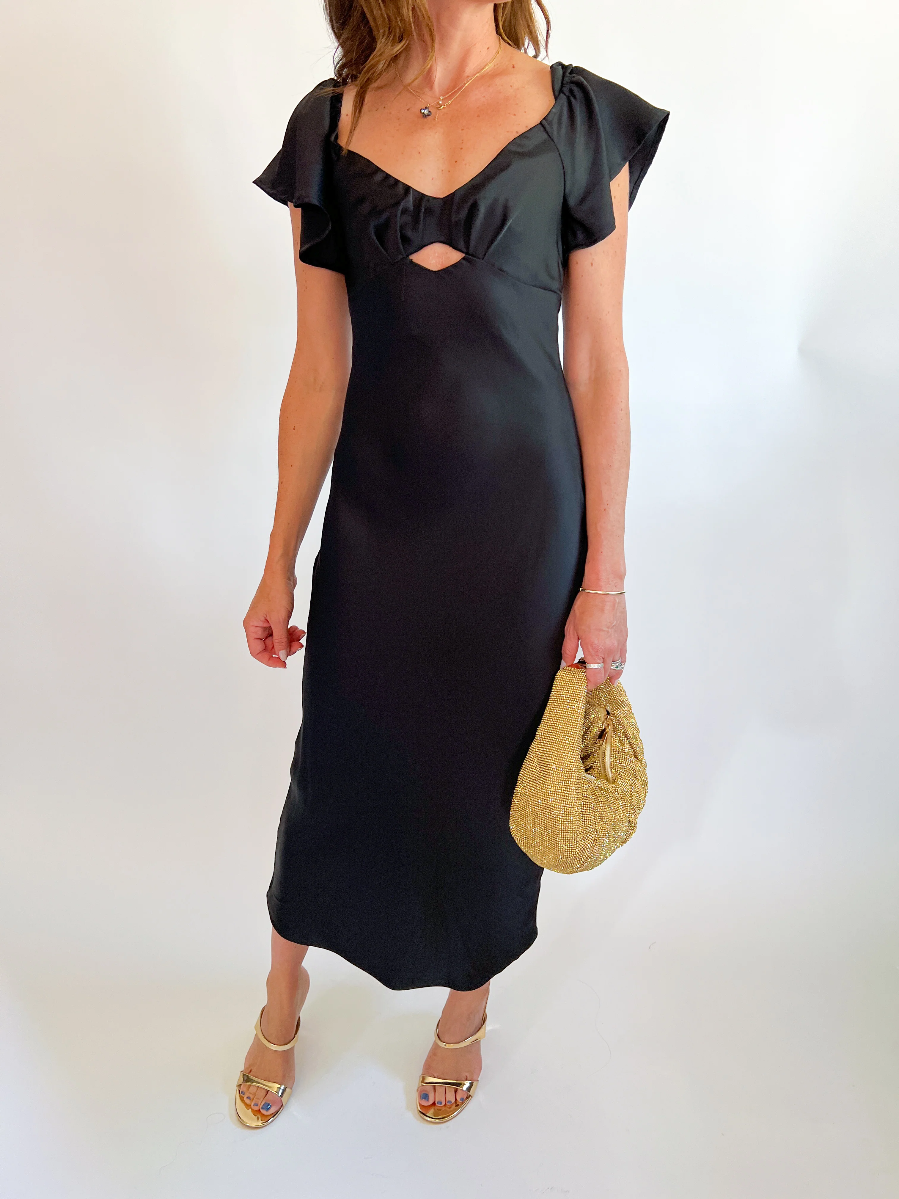 Blake Tie Back Midi Dress - Image 3