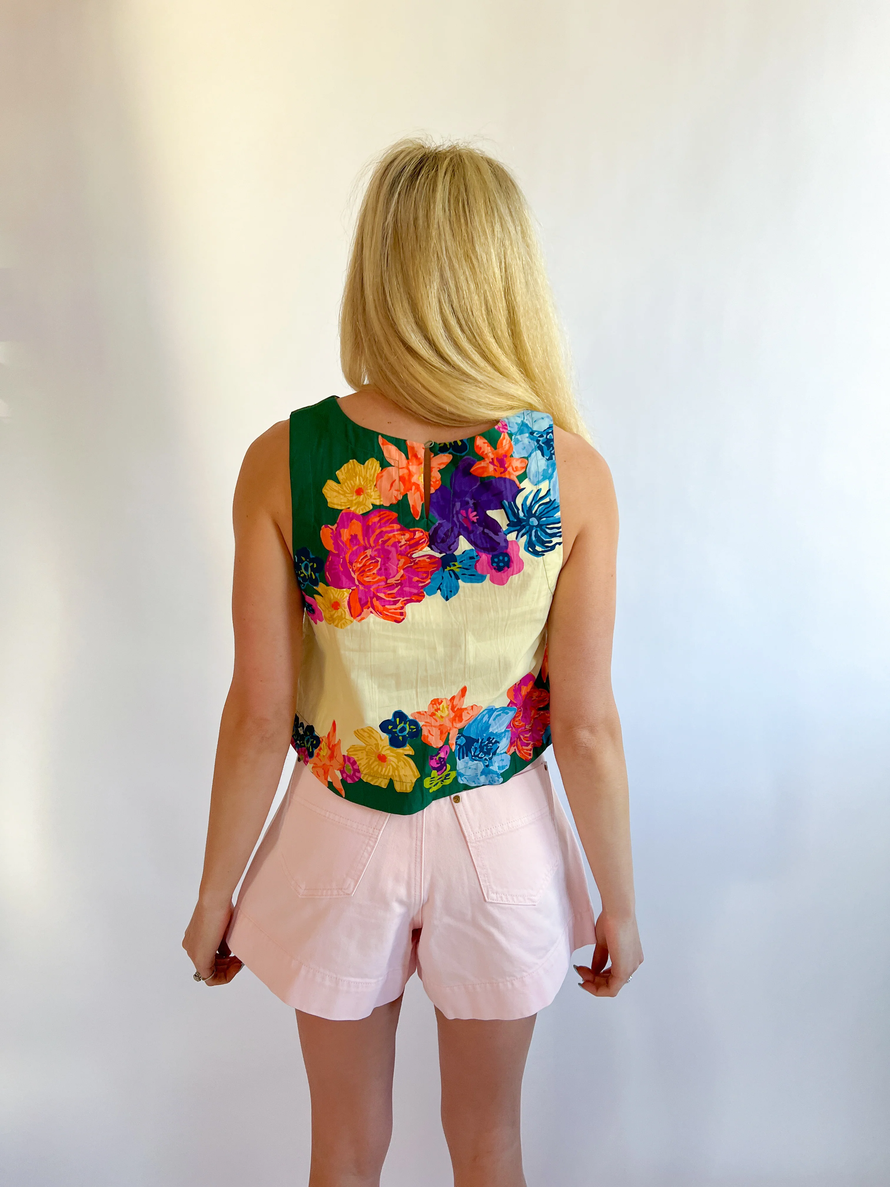 Celene Pink Denim Short - Image 2