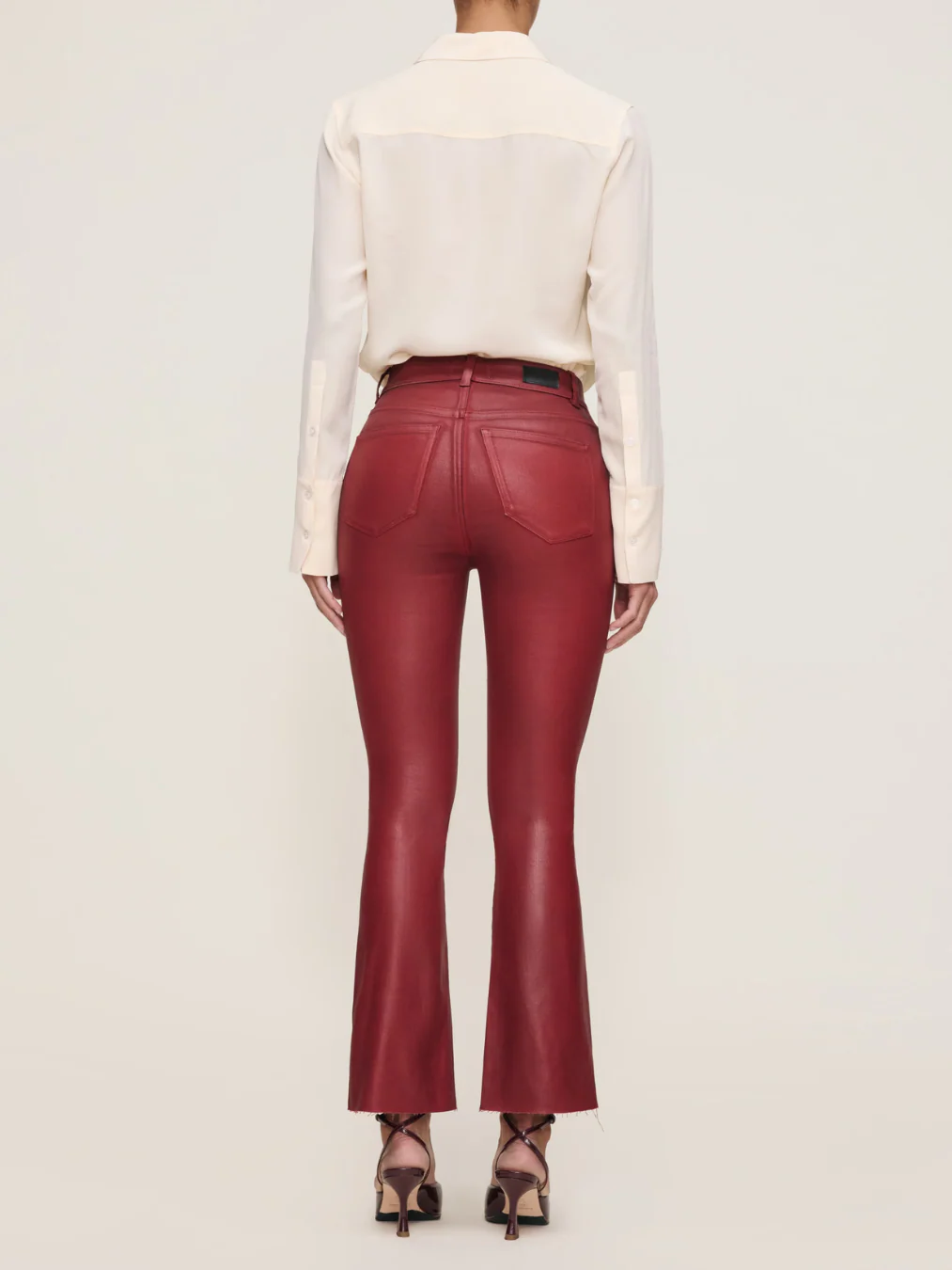 Cherry Coated Bridget Cropped Jeans - Image 4
