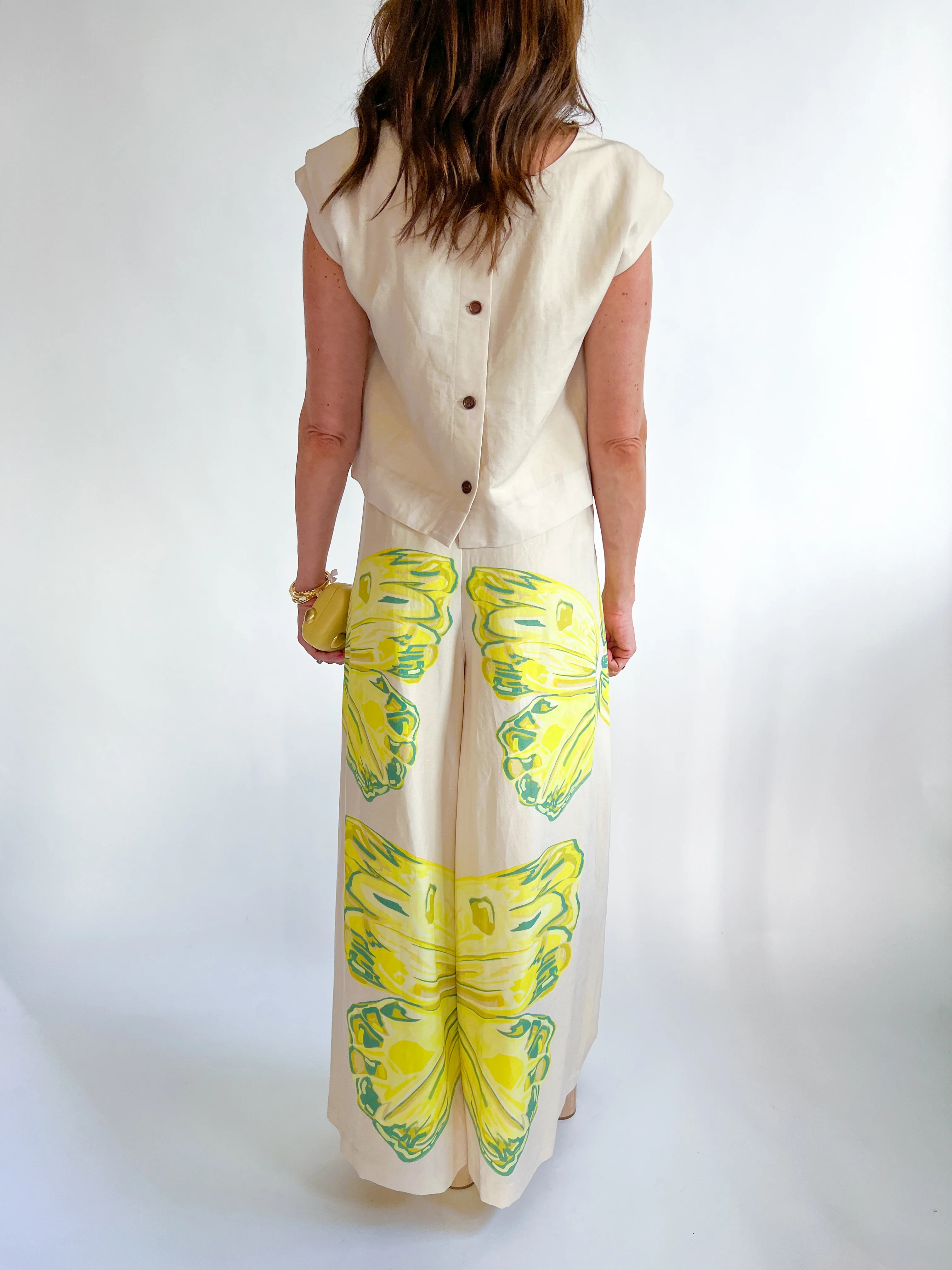 Clouded Yellow Paisley Pant - Image 3
