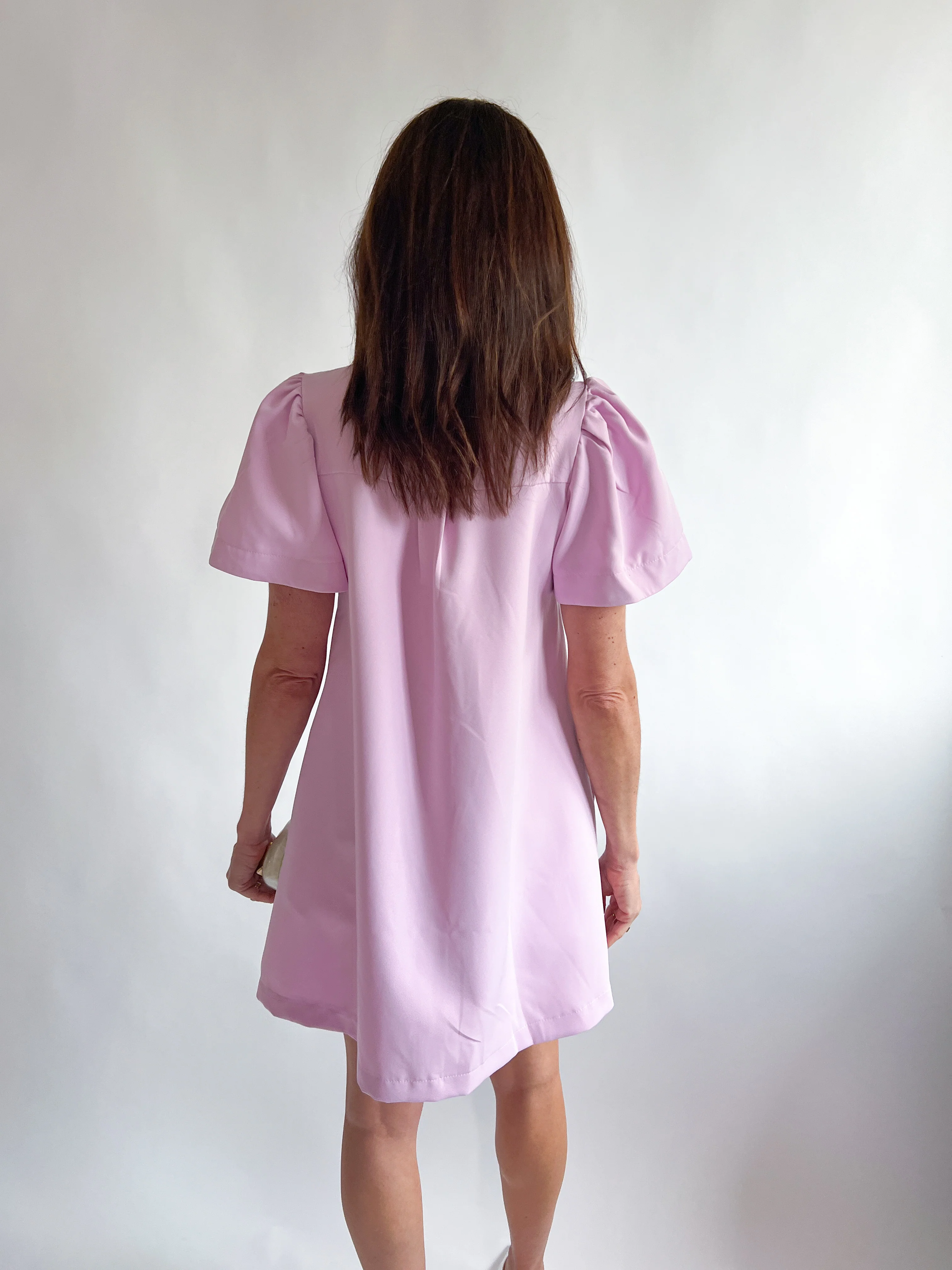 Presley Button Down Mini Dress - Image 3