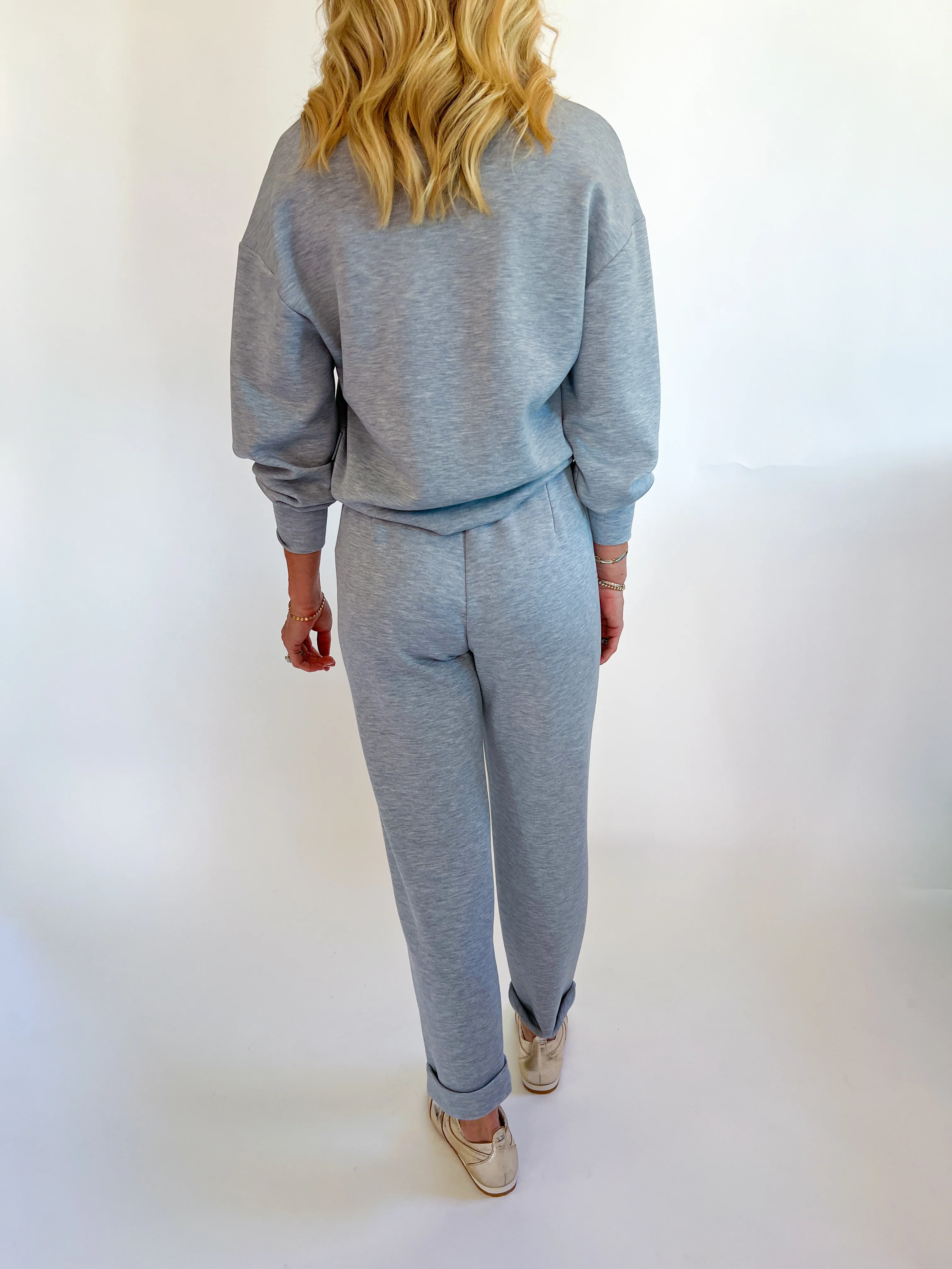 Blue Marl Davidson Sweat - Image 3