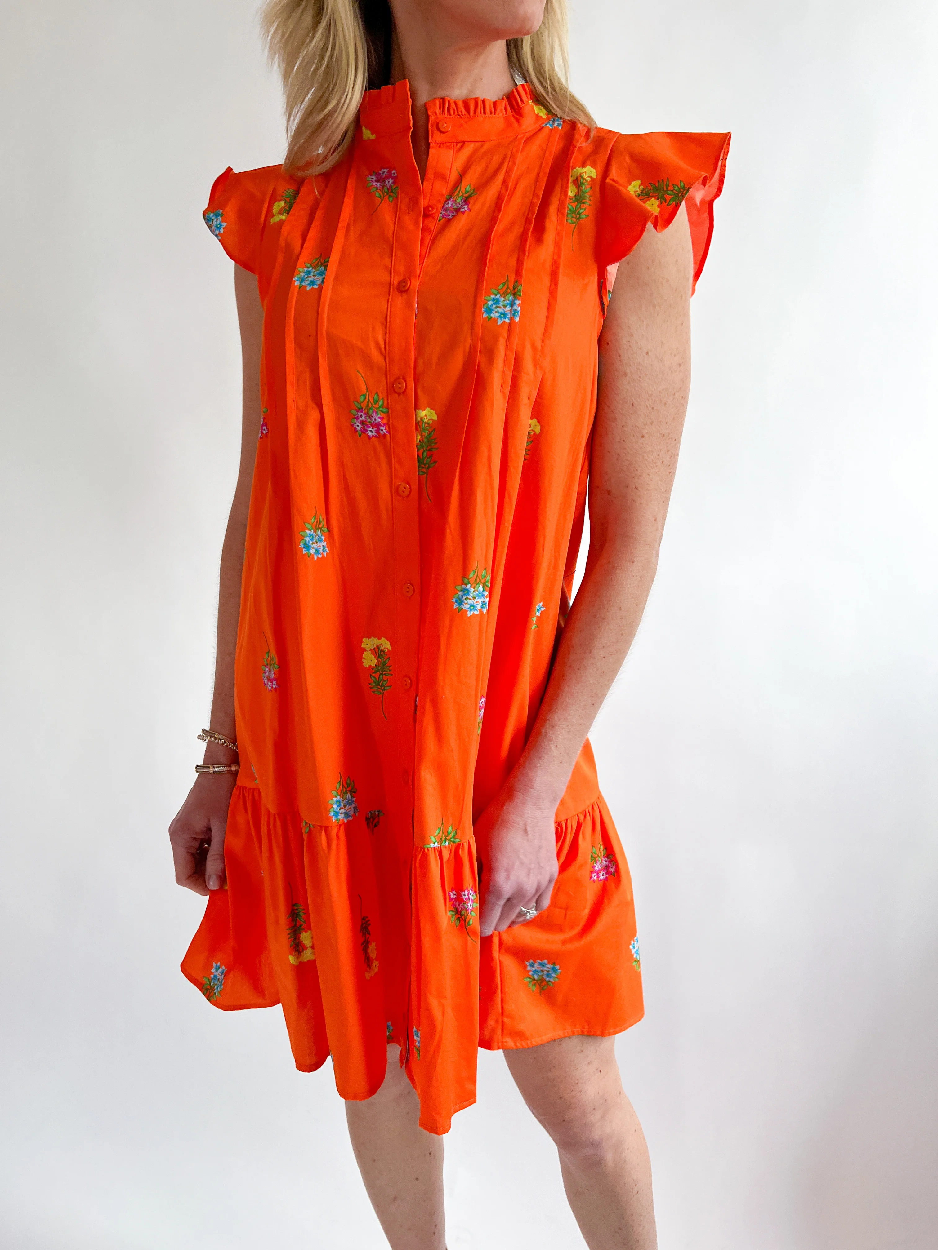 Denvie Floral Paix Shift Mini Dress