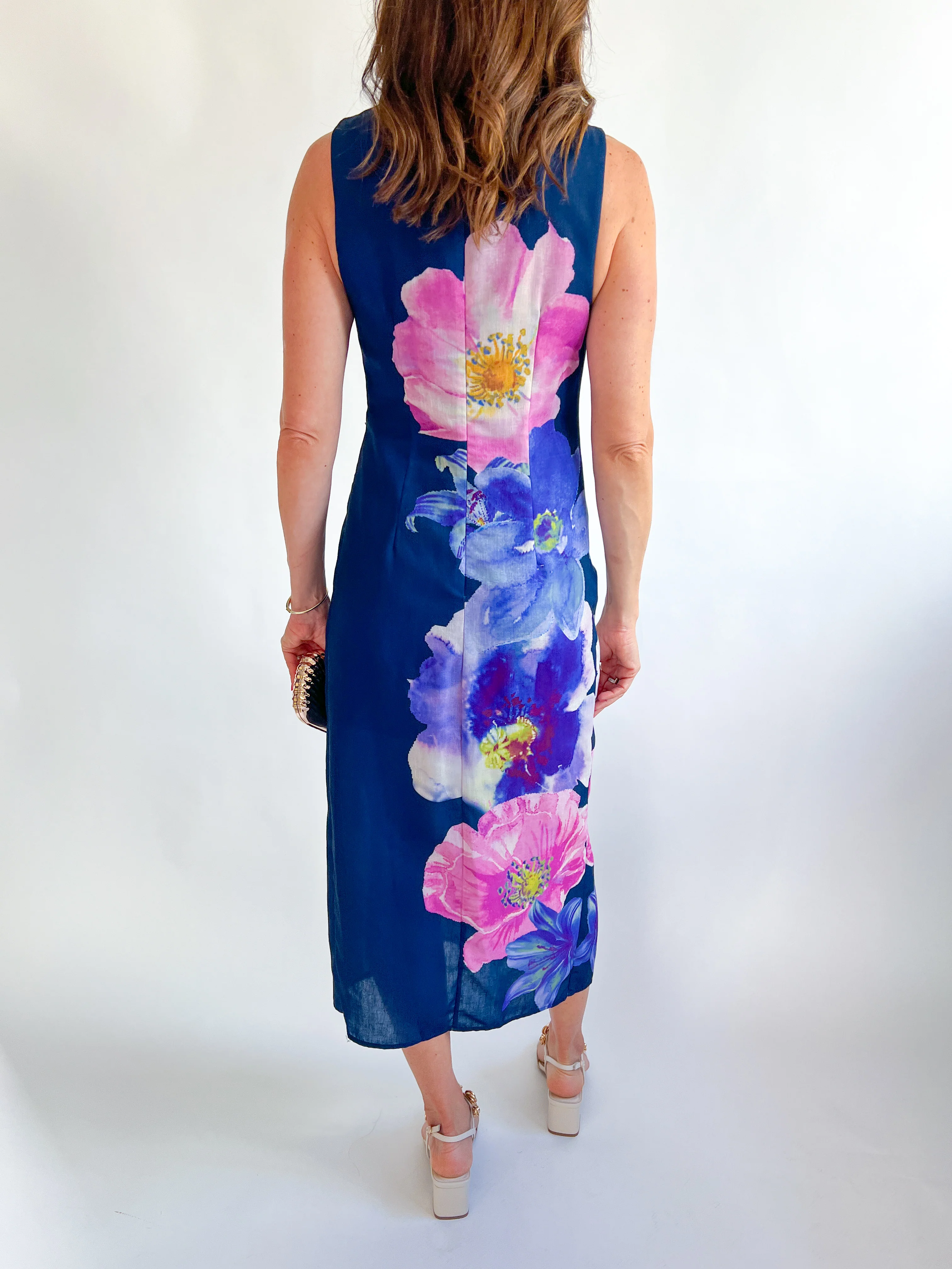 Floral Detailed Midi Dress - Image 5