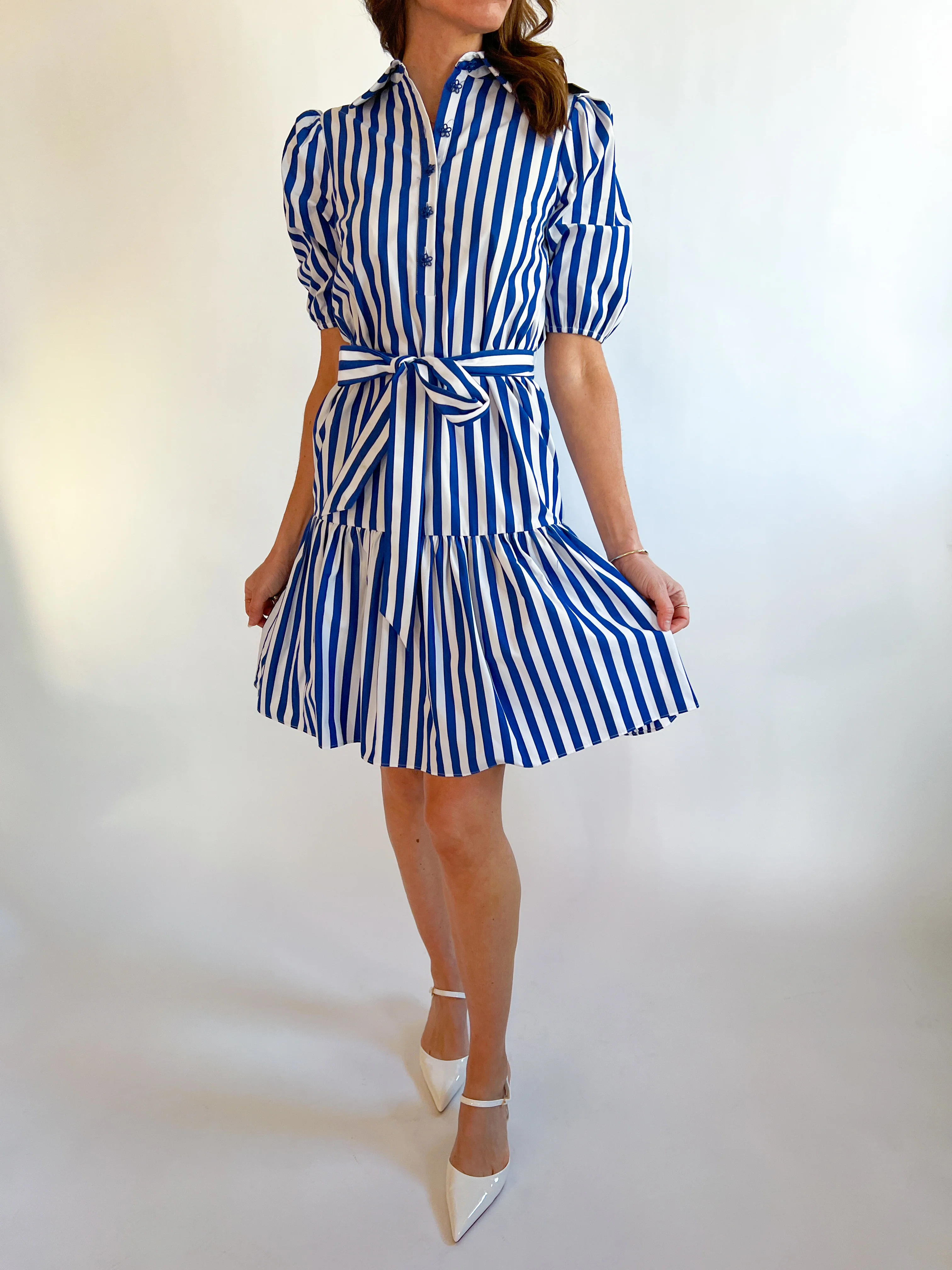 Flutter Stripe Mini Dress - Image 4