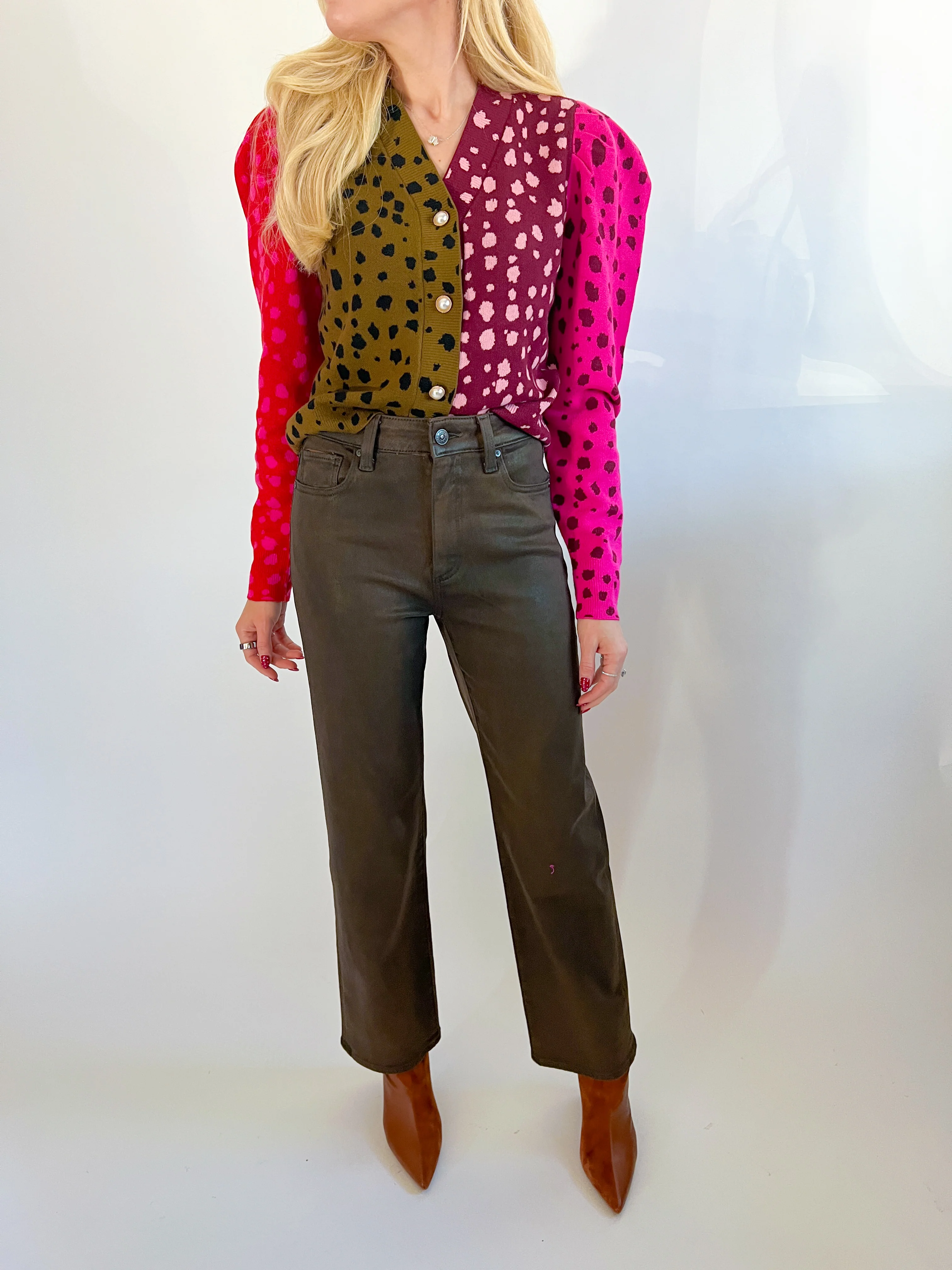 Jovie Spotted Cardigan - Image 2