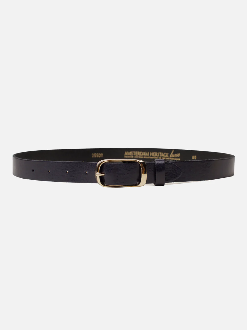 Lasse Classic Skinny Leather Belt - Image 3