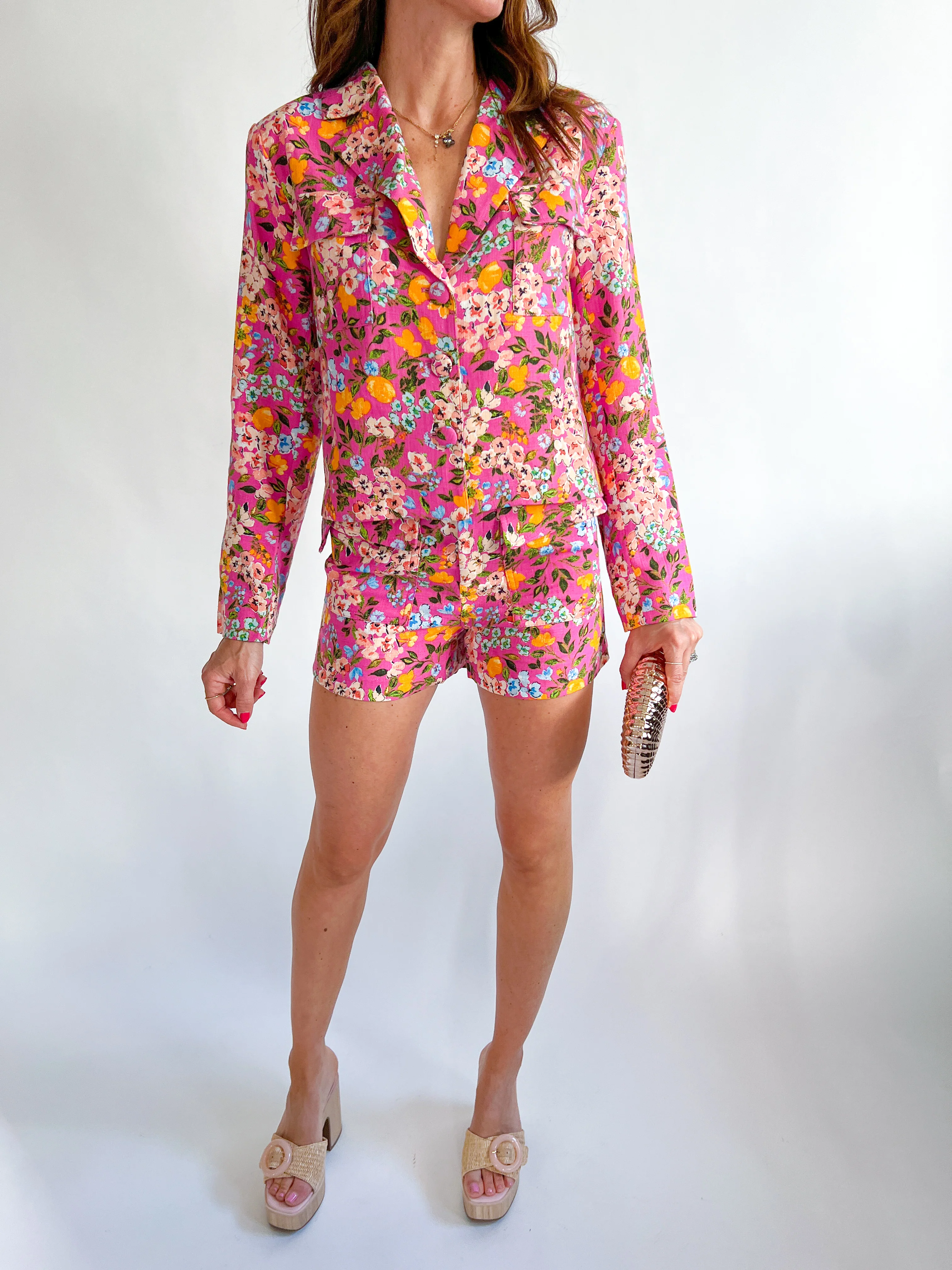 Long Sleeve Floral Jacket - Image 4