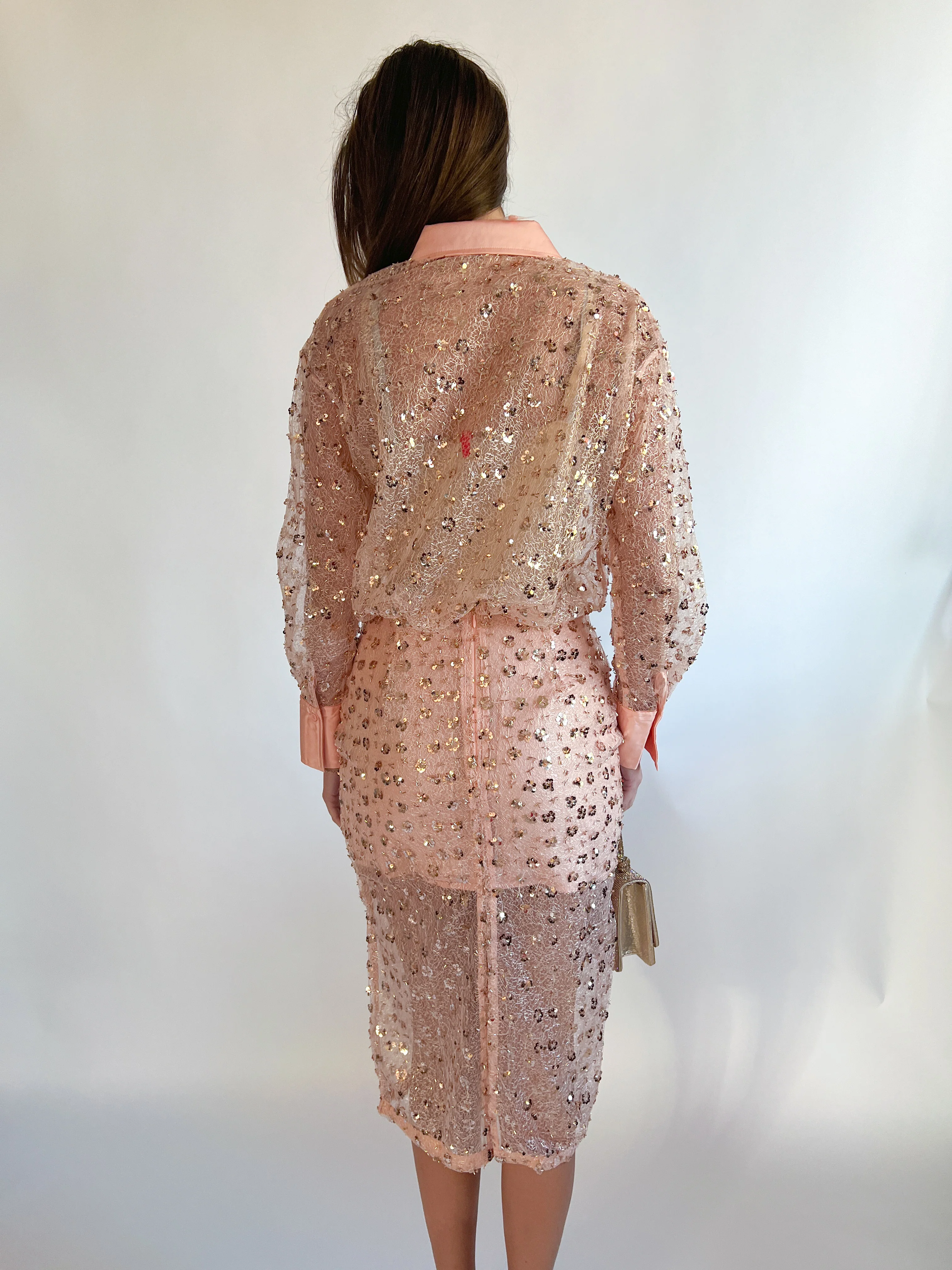 Sheer Sequin Shirt - Image 10