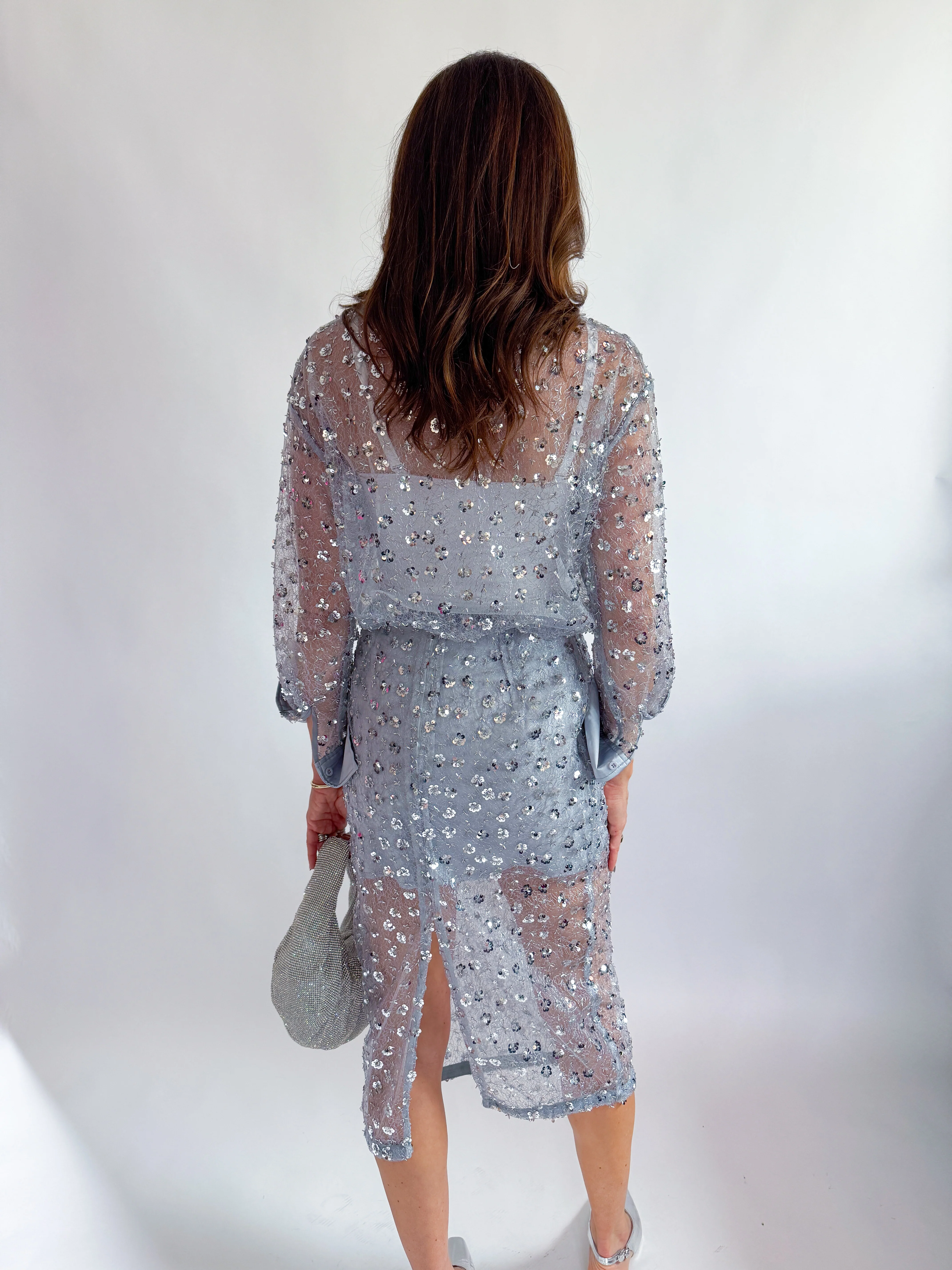 Sheer Sequin Shirt - Image 4