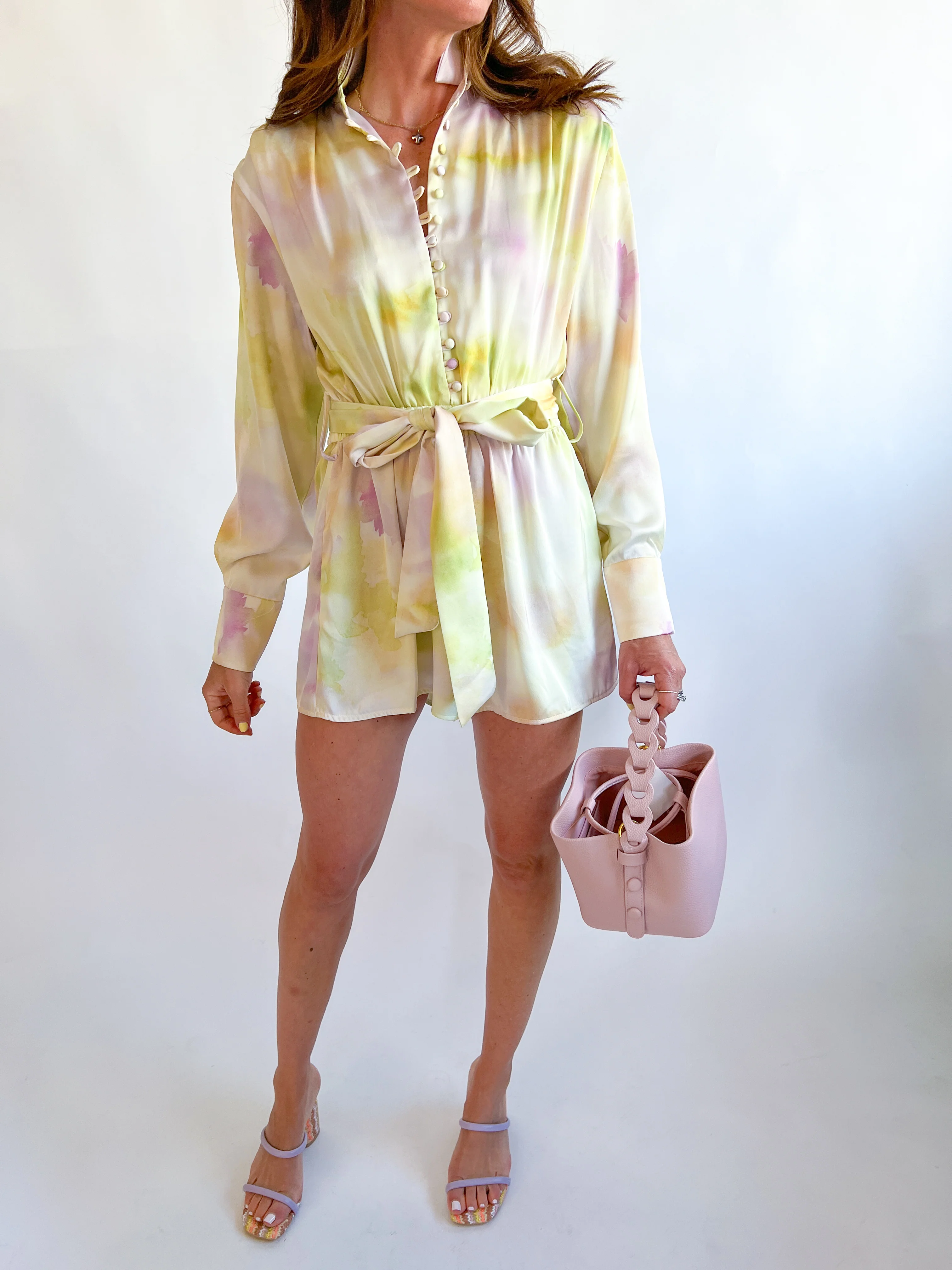 Lova Lime Multi Romper - Image 2