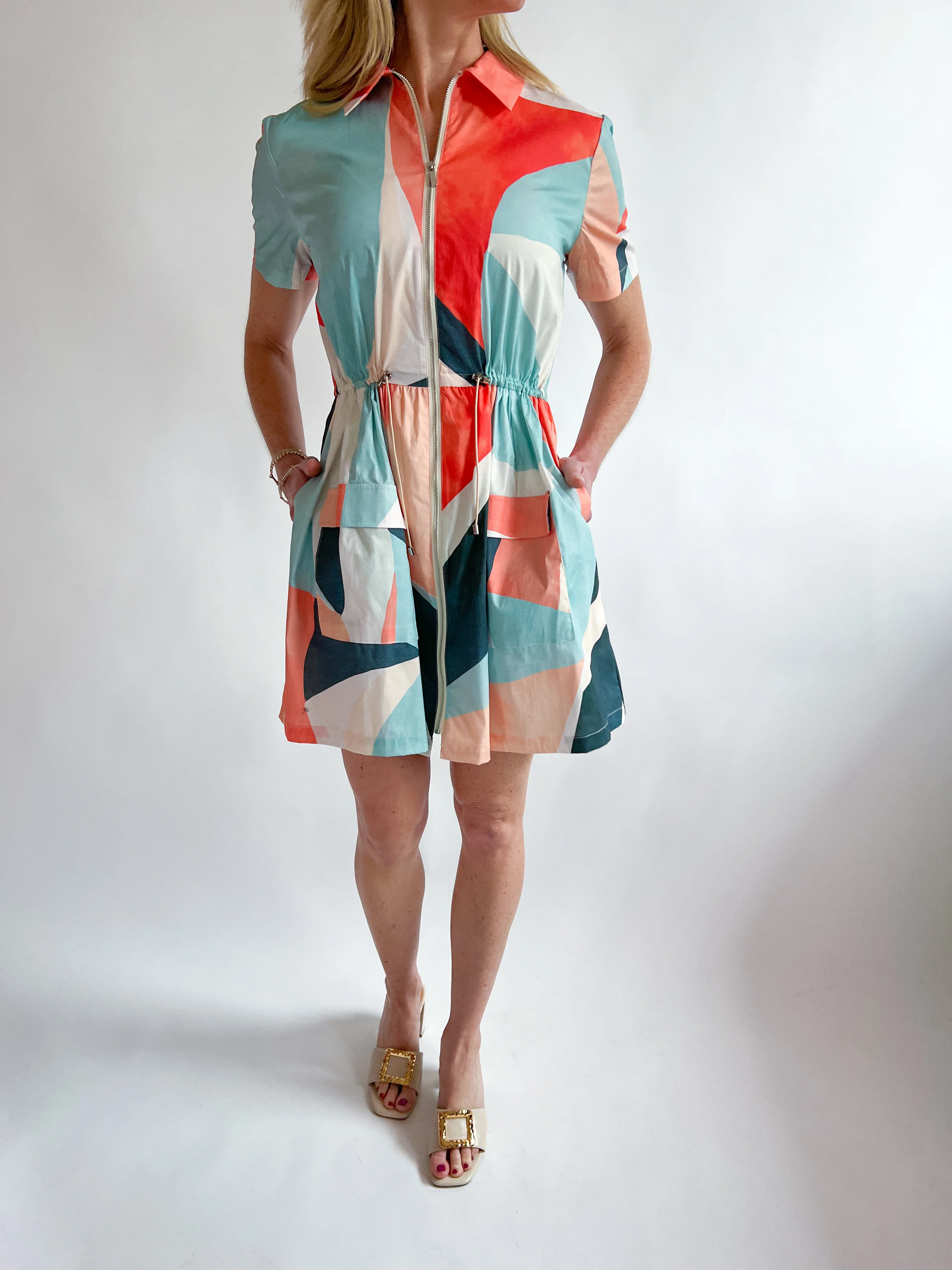 Multi Prism Mini Dress - Image 2
