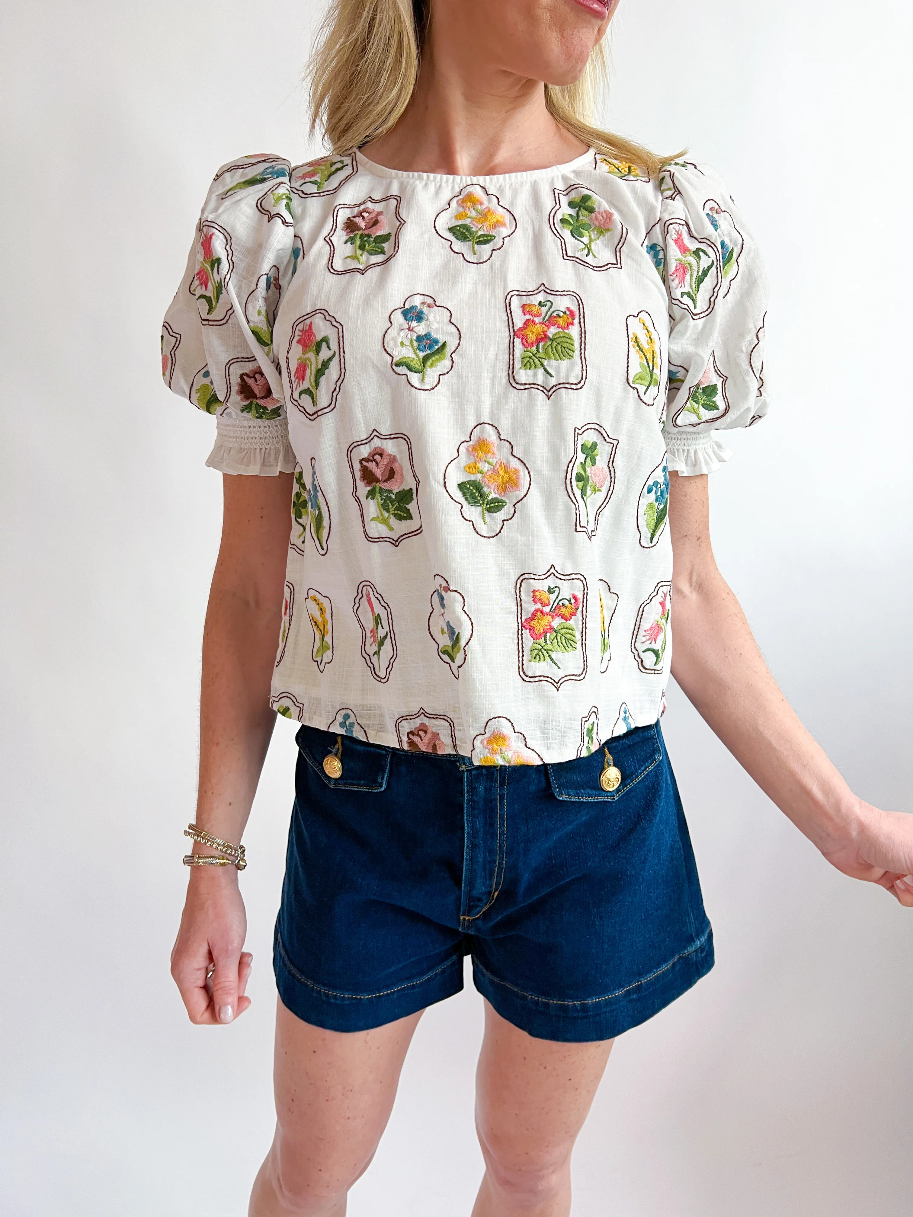 Hollie Off White Top