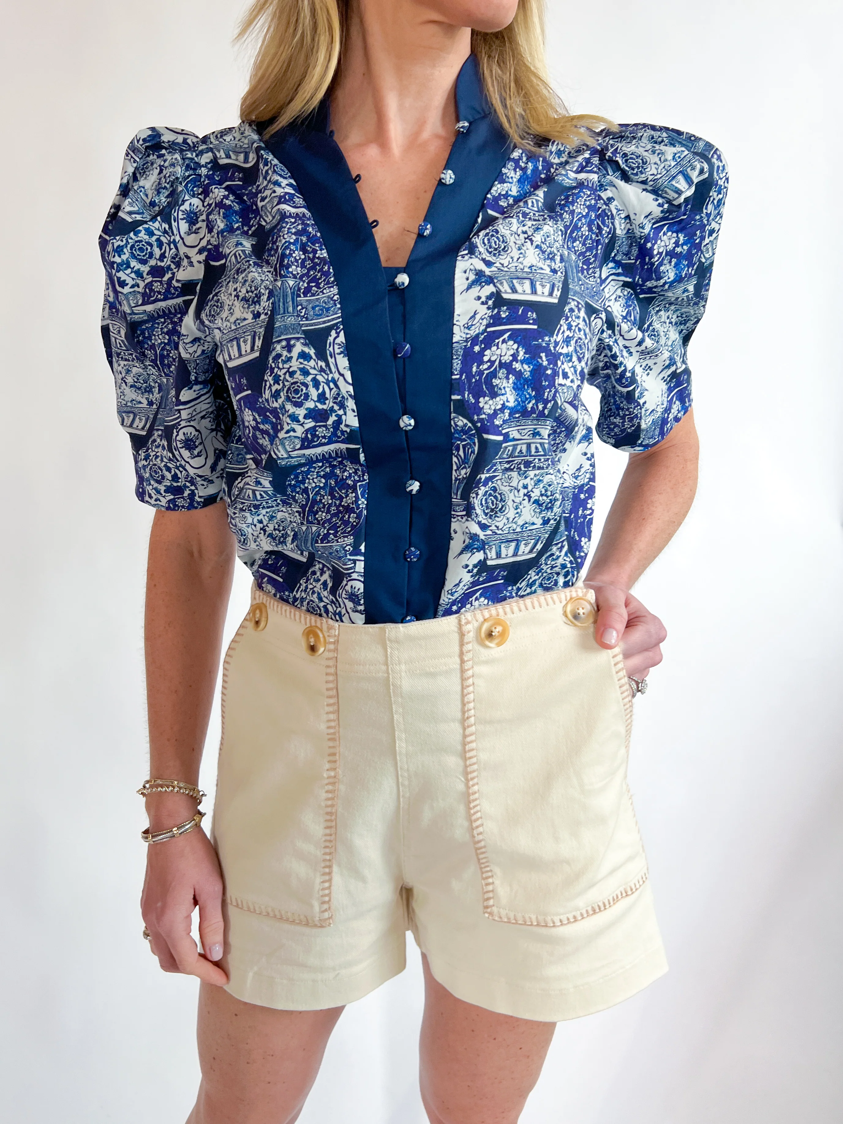 Sabrena Short Sleeve Top