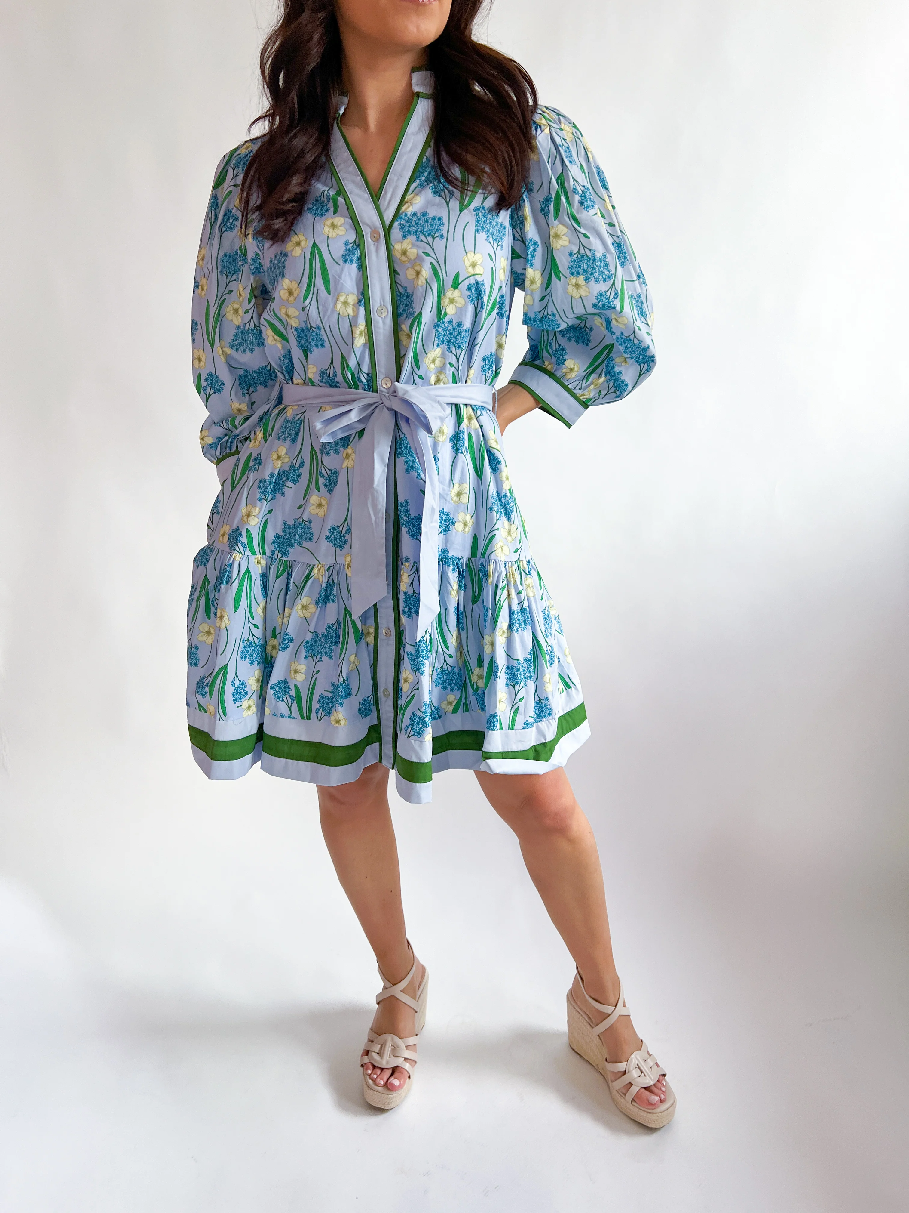 Becca Floral Mini Dress - Image 3