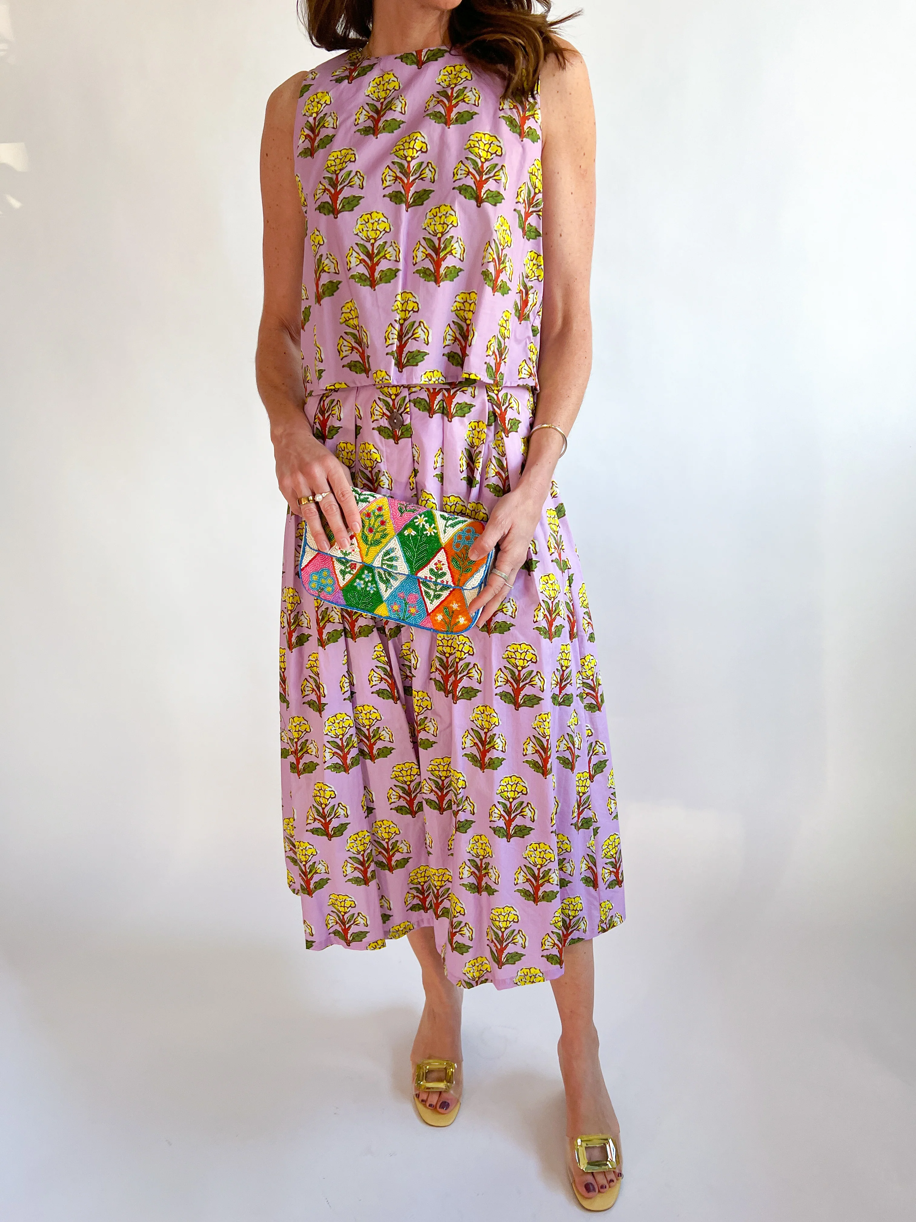 Anne Floral Print Midi Skirt - Image 3