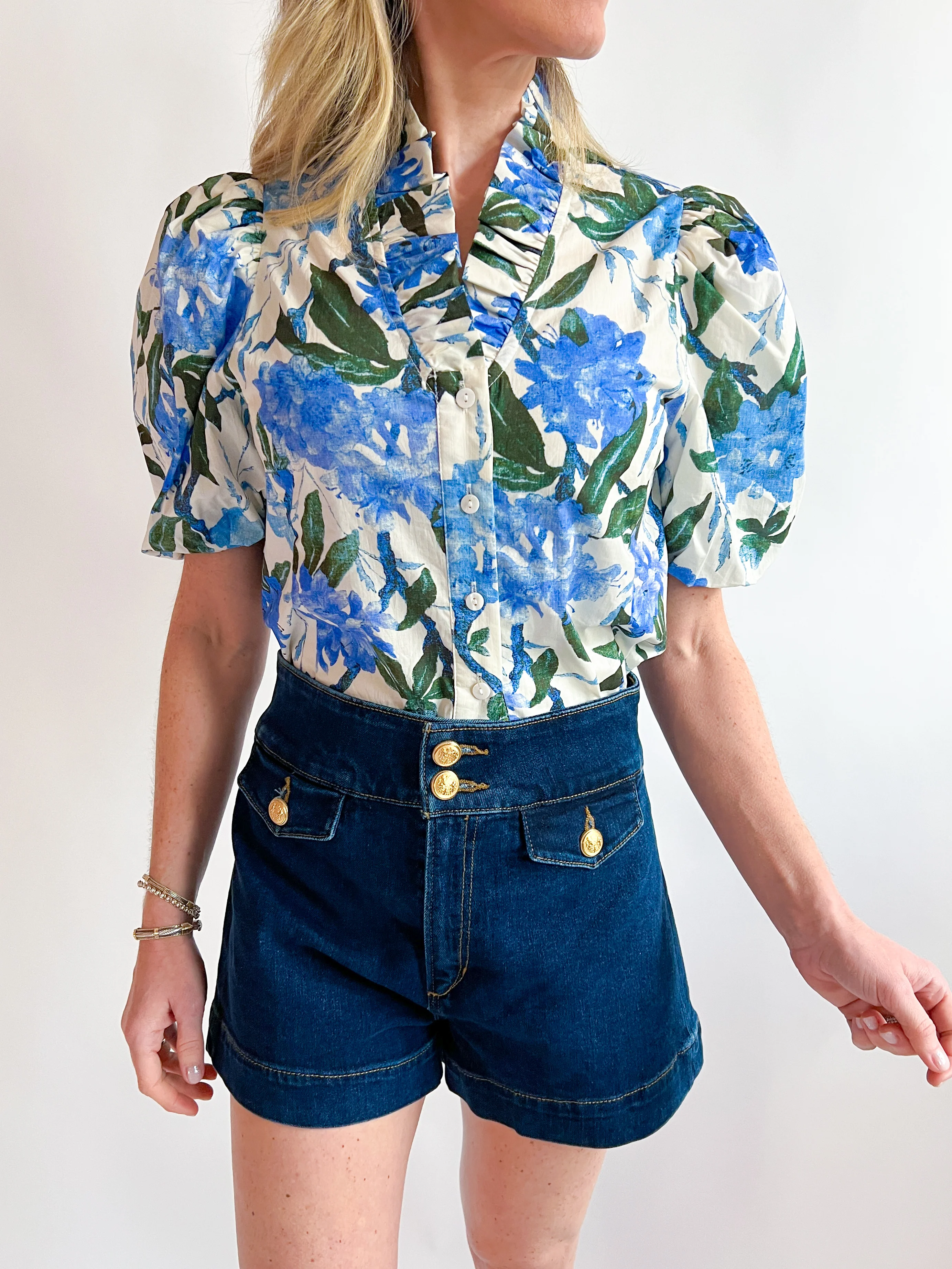 Maddie V Neck Floral Top