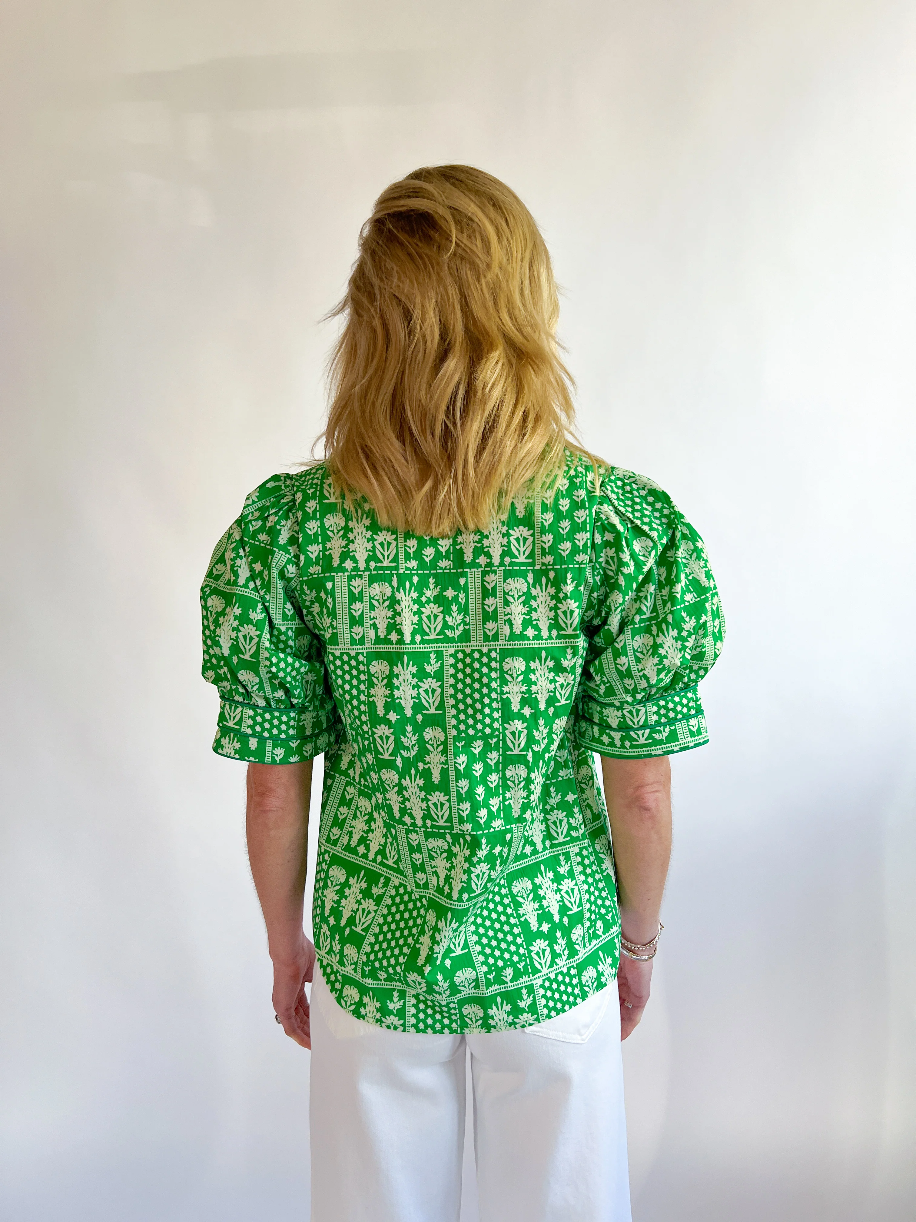Botanical Floral Print Top - Image 2