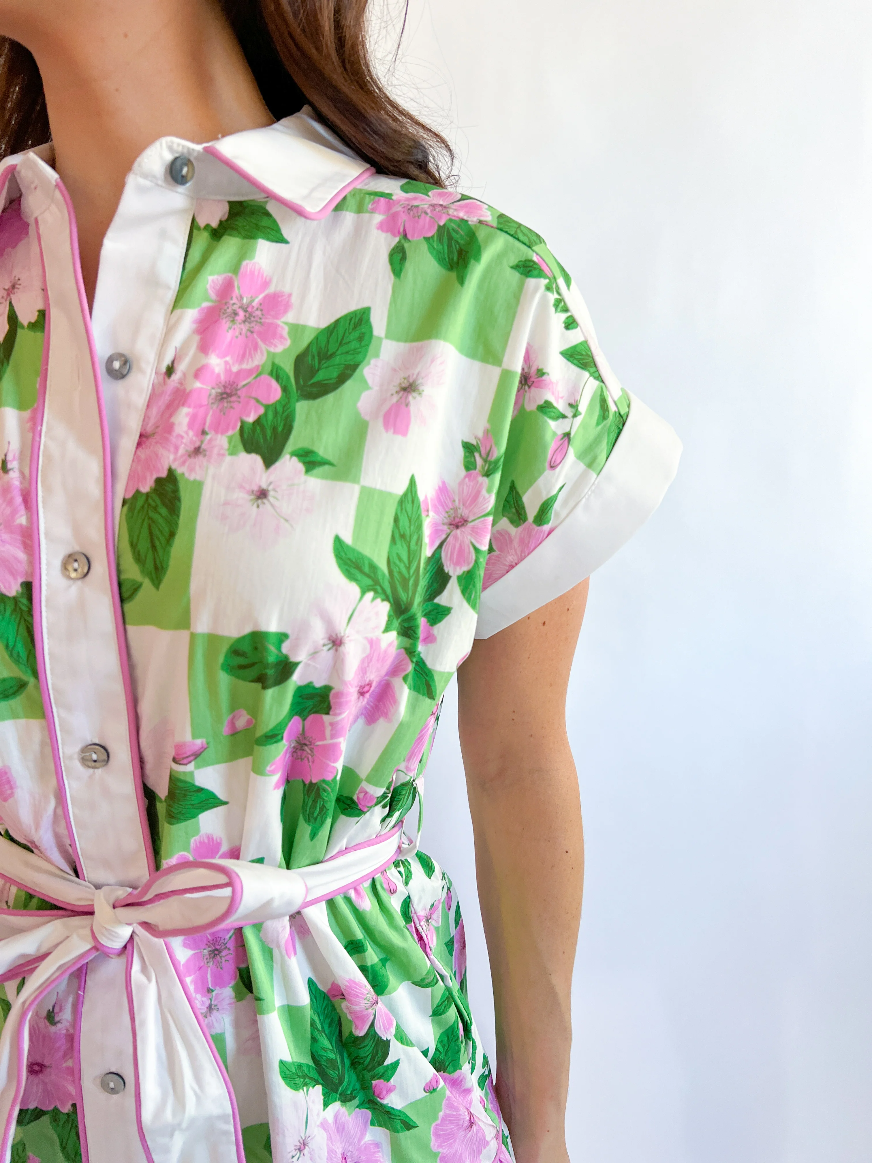 Garden Party Tie Waist Dress - Image 3