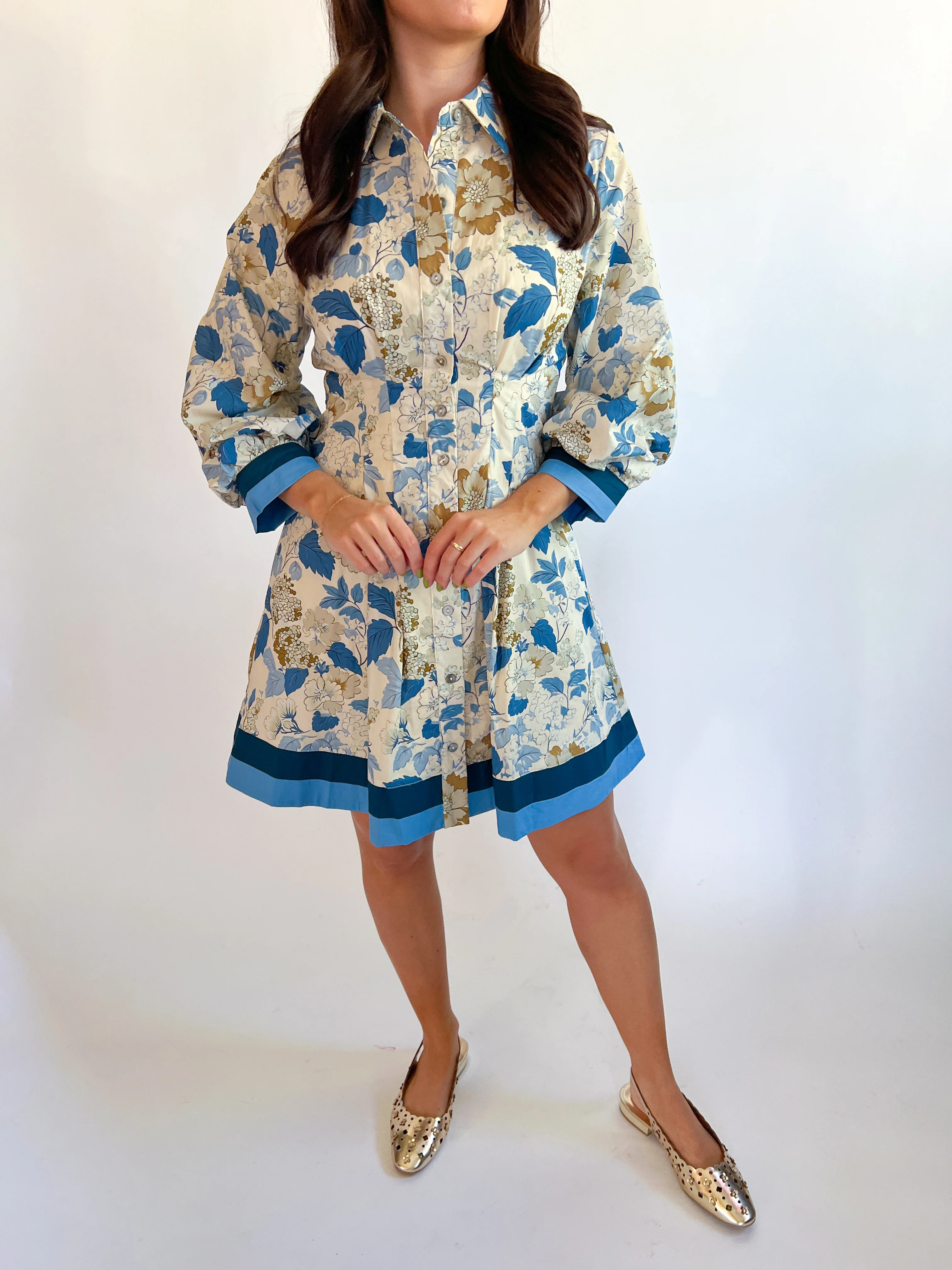 Amelia Floral Print Mini Dress - Image 4