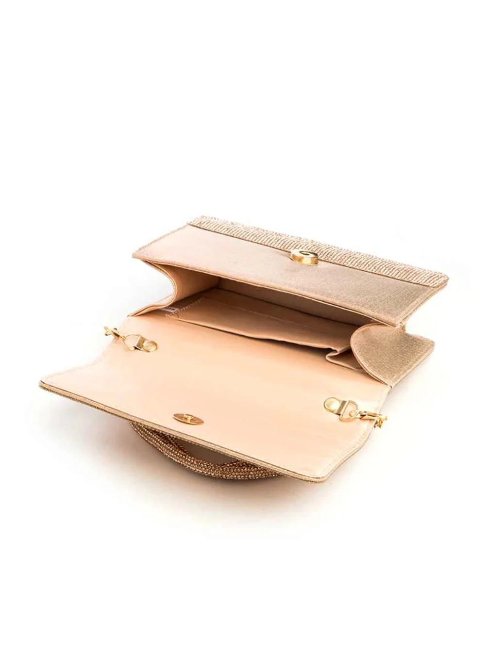 Gold Rhinestone Small Clutch - Image 2