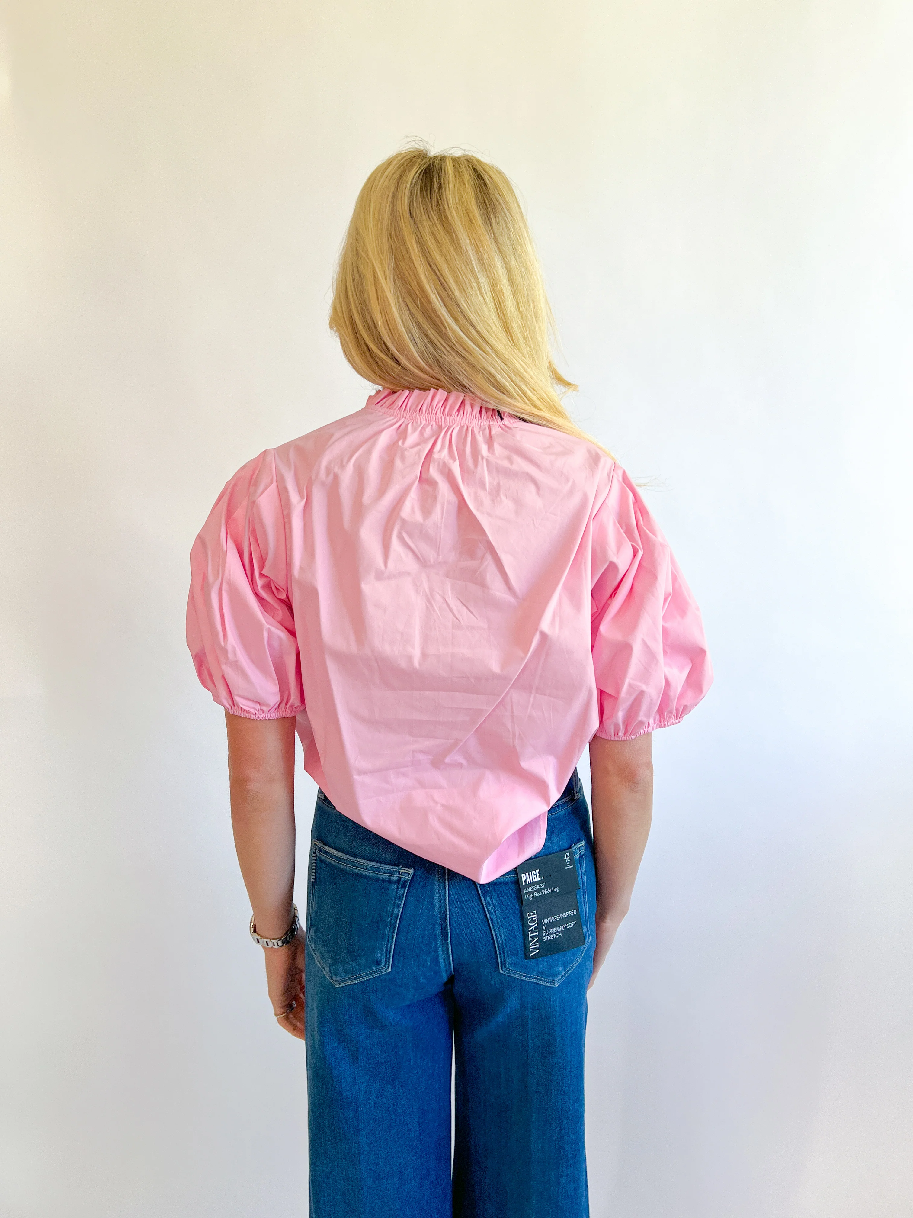 Susan Short Sleeve Ruffle Top - Image 4