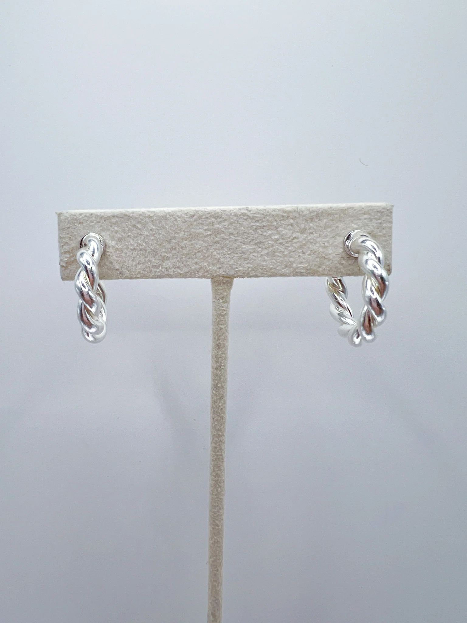 Small Twisted Hoops - Image 2