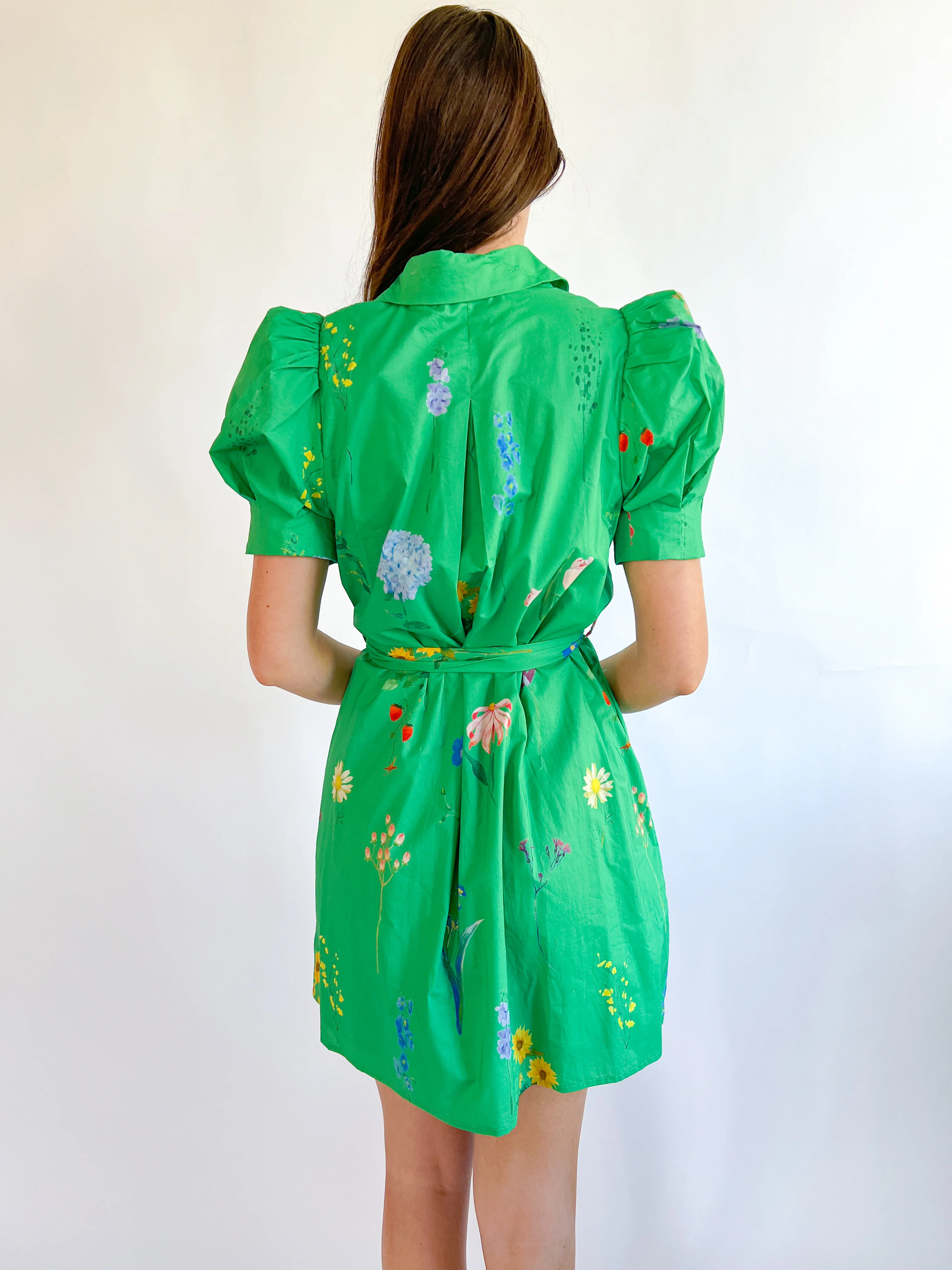 Spring Pleated Dress - Image 3