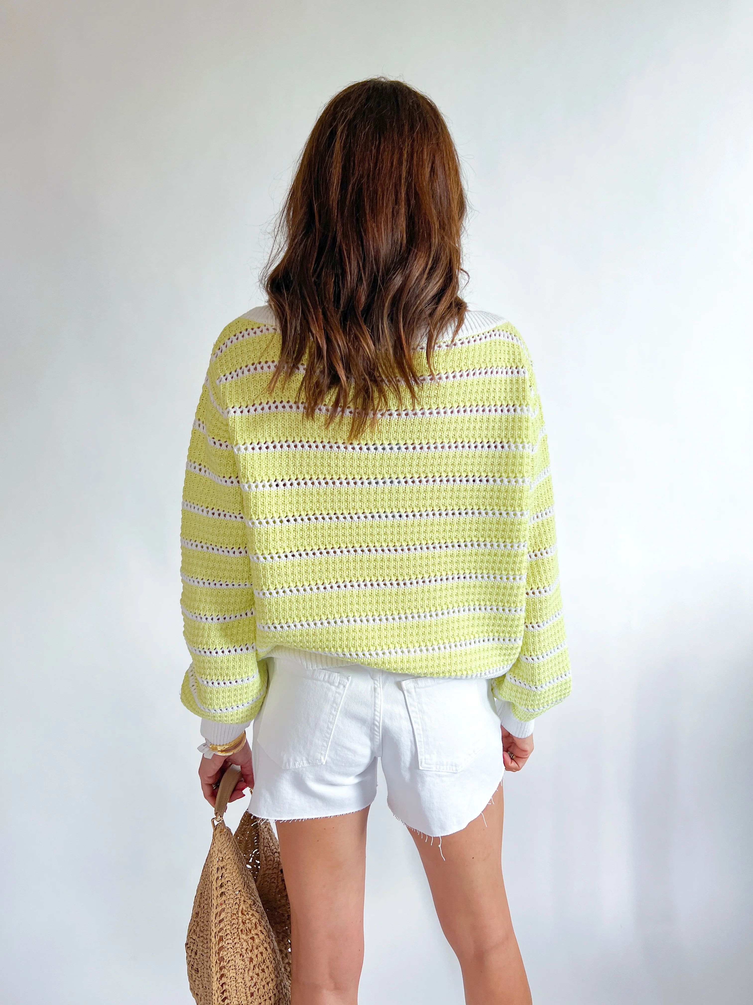 Teddy Knit Stripe Pullover - Image 3
