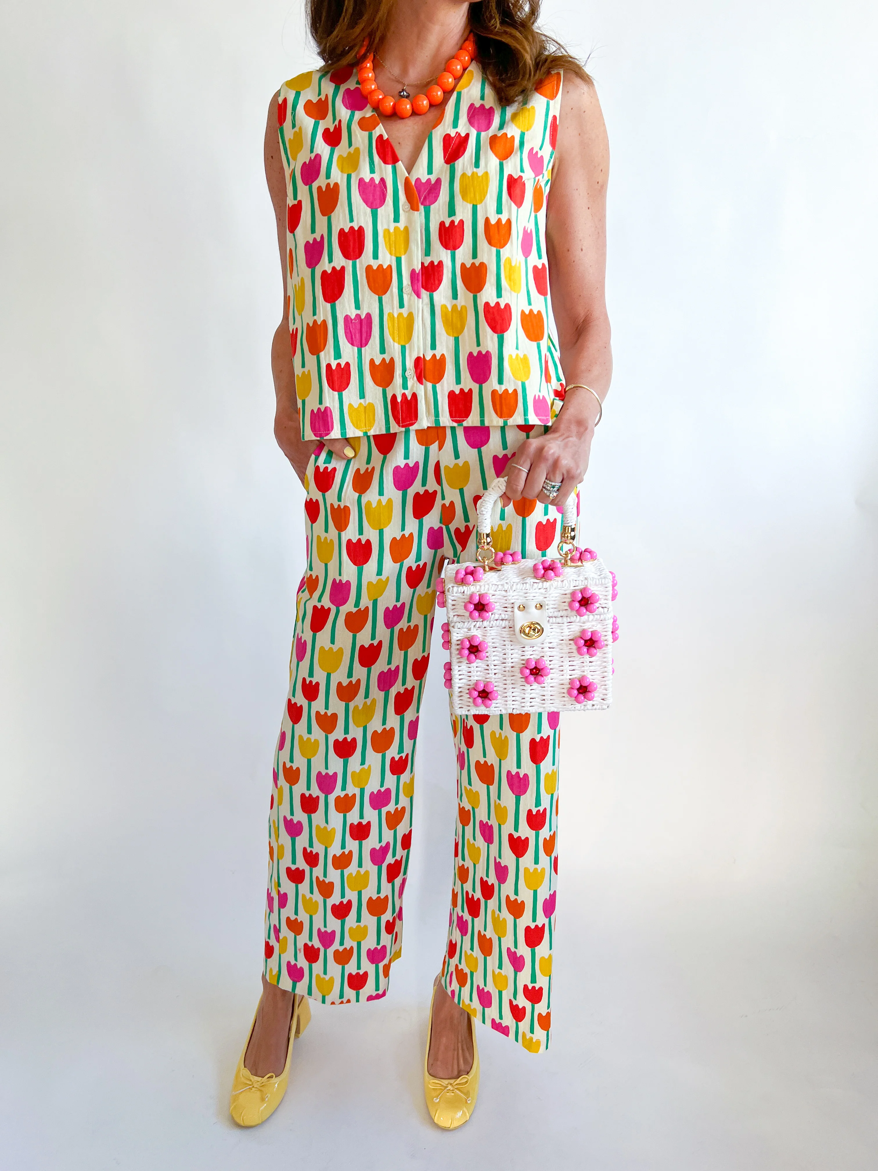 Tulip Print Pant