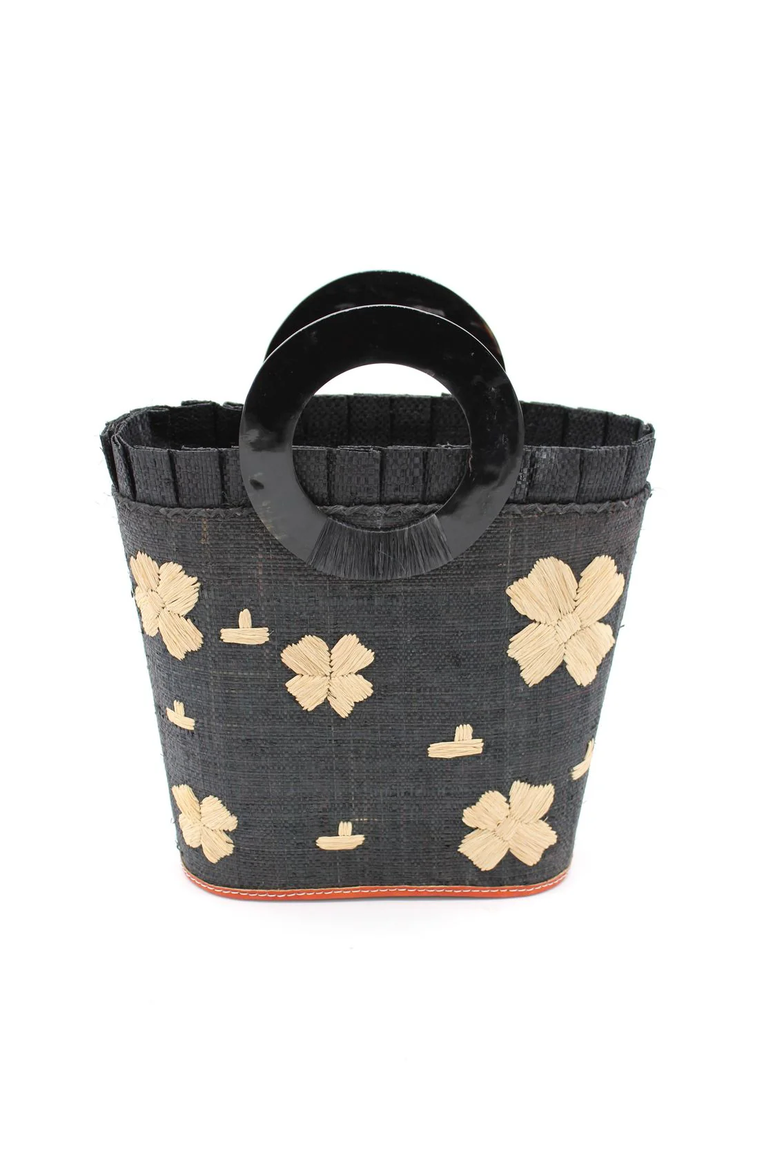 Tulum Straw Bucket Handbag - Image 3