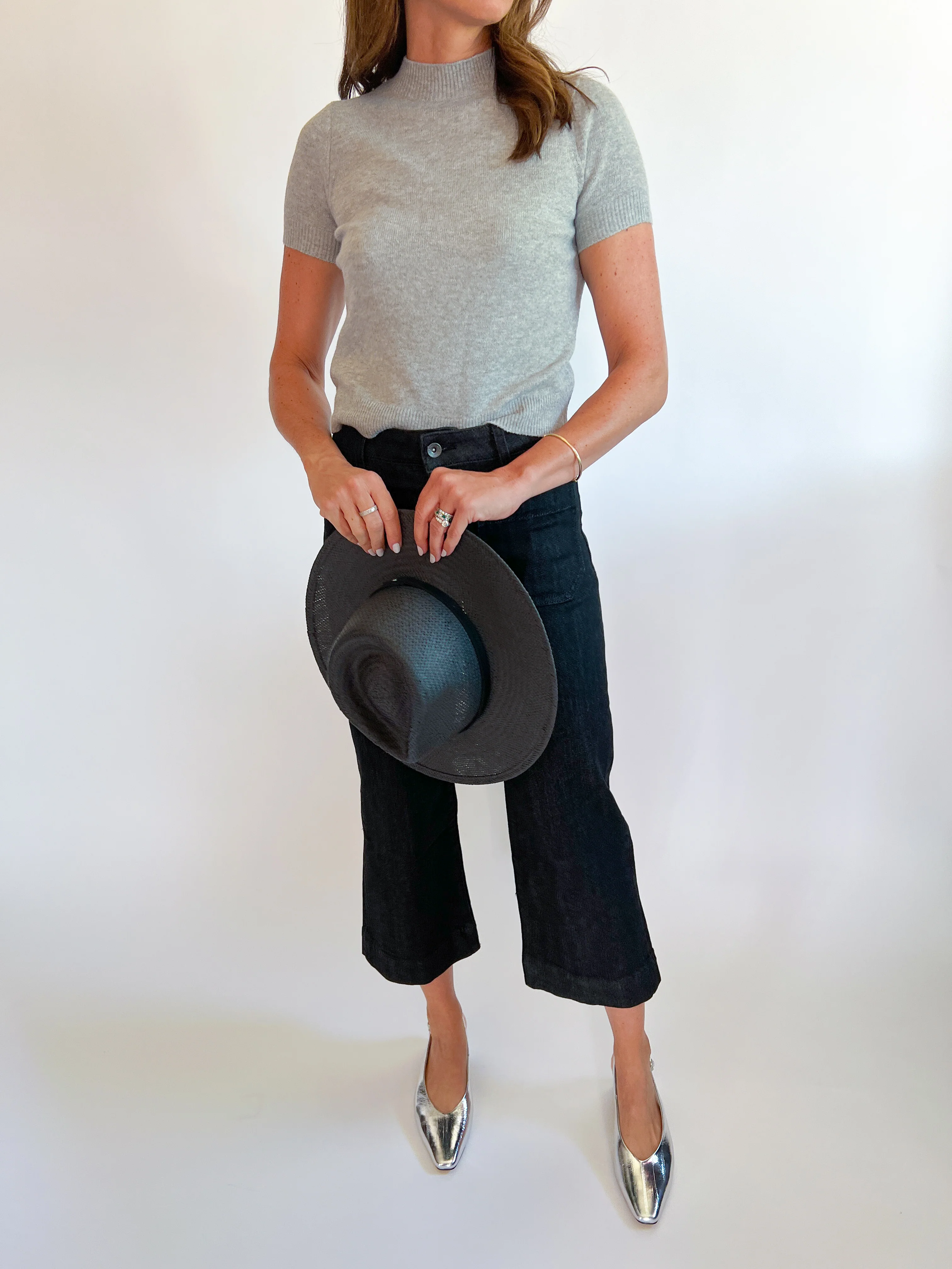 Vhari Knit Mock Neck Top - Image 3